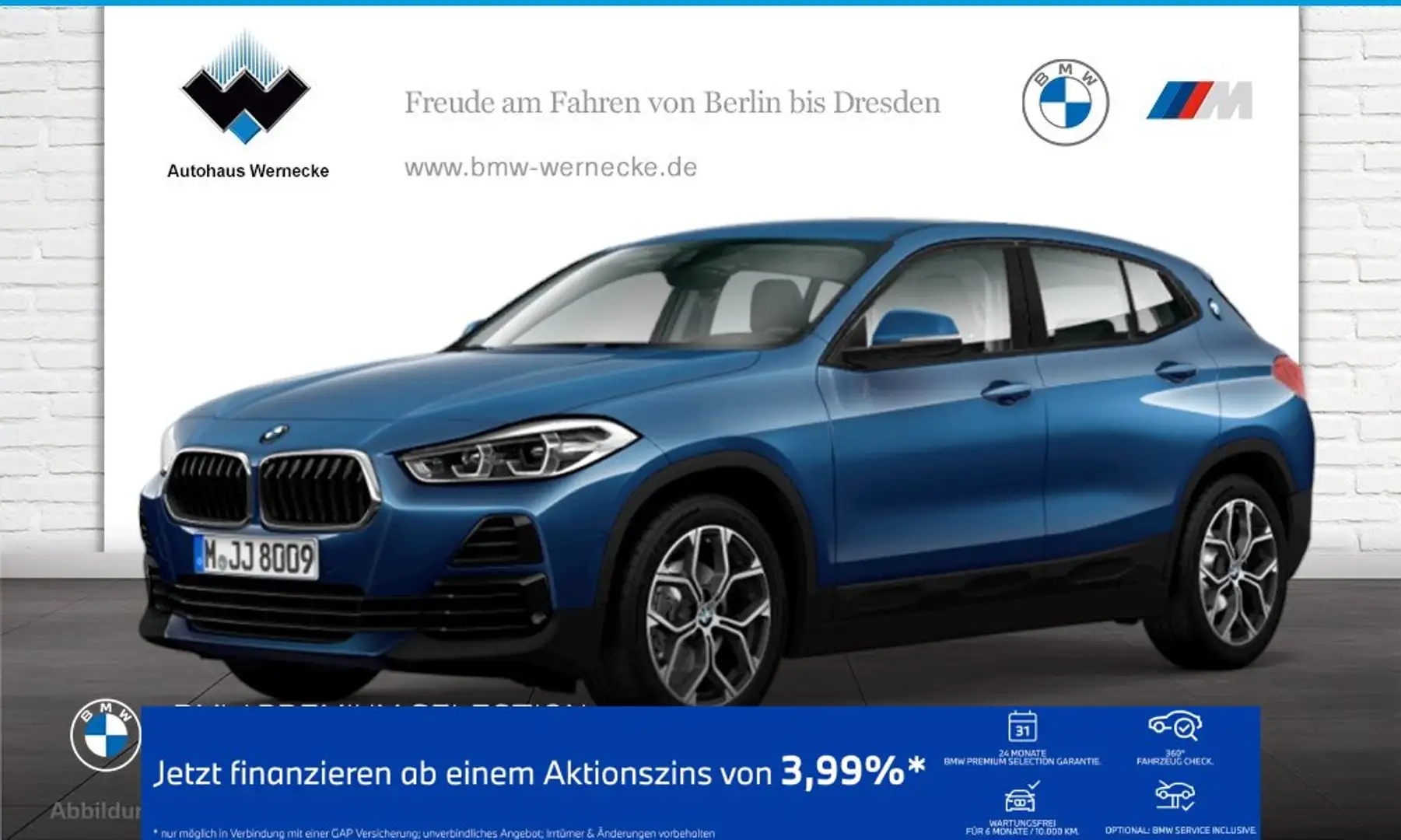 BMW X2 sDrive20d Advantage DAB LED Komfortzg. Shz Blau - 1