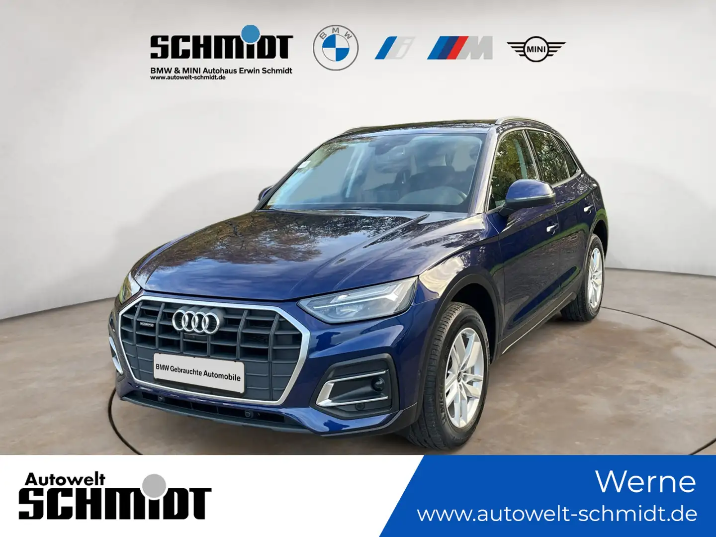 Audi Q5 50 TFSI e S tronic quattro + GARANTIE Bleu - 1