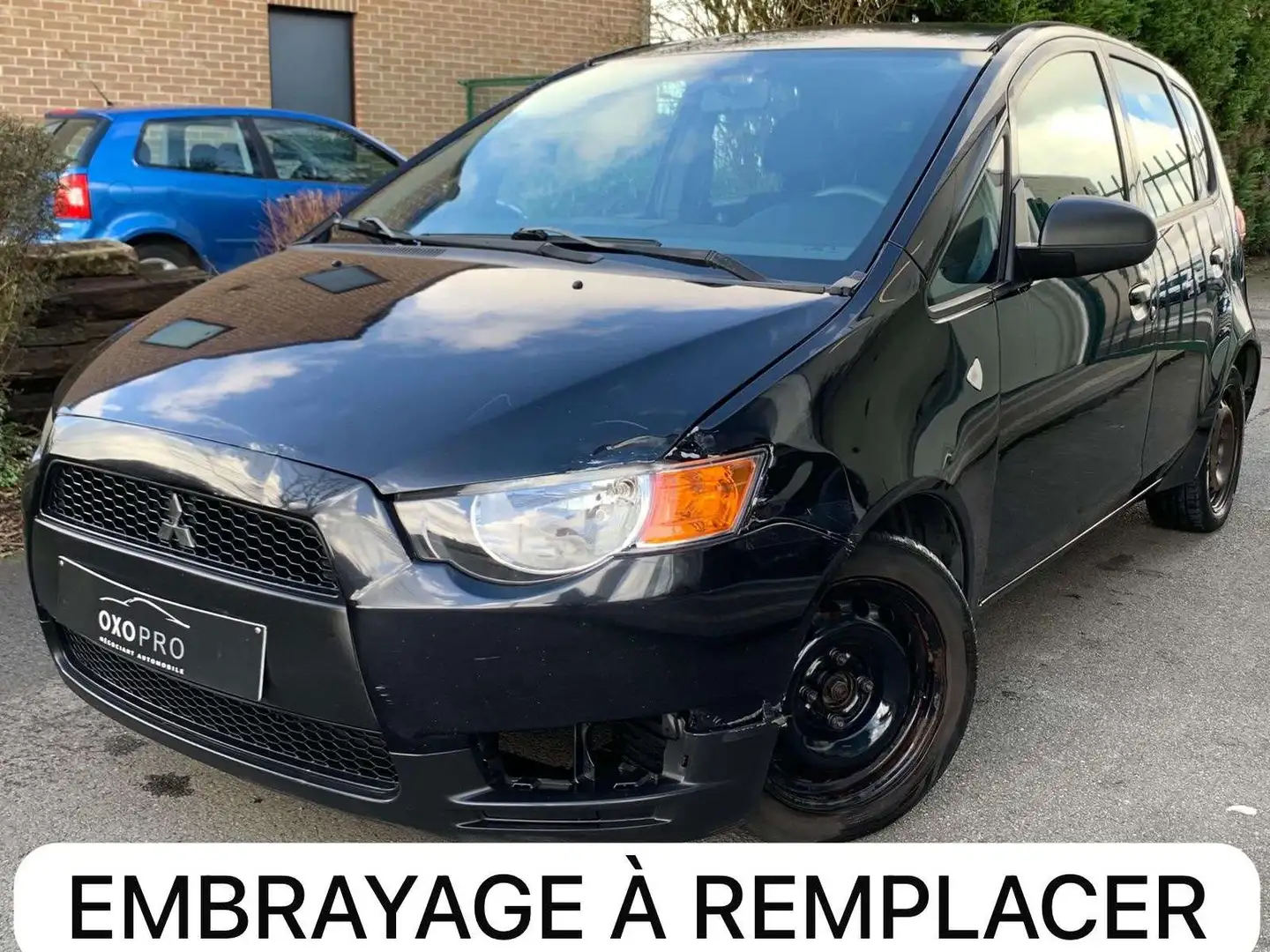 Mitsubishi Colt 1.1i /AIRCO/EMBRAYAGE A REMPLACER/PRIX NEGOCIABLE Noir - 1