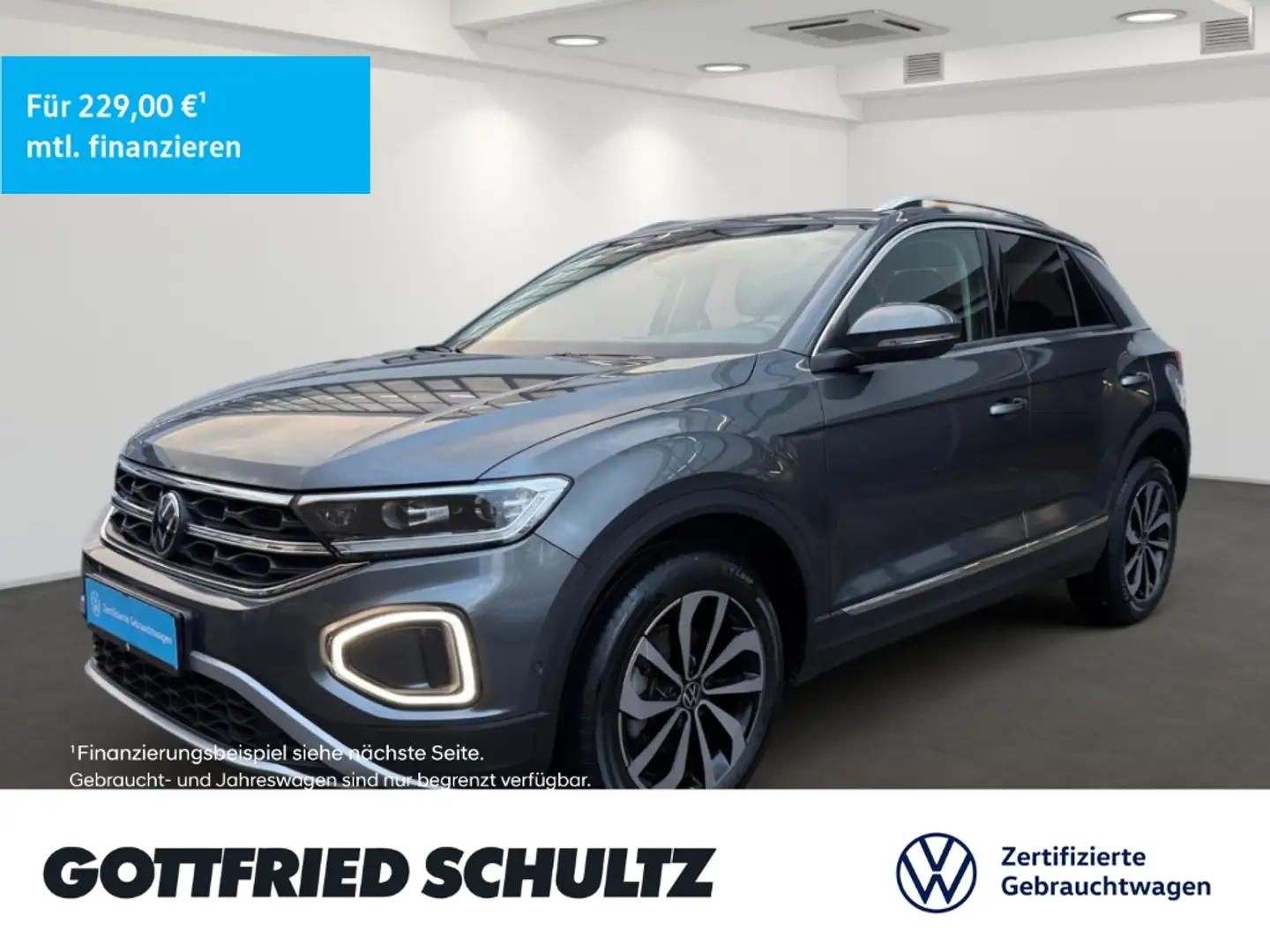 Volkswagen T-Roc 1.5 TSI DSG NAV AHK EPH ACC DAB Style Grau - 1