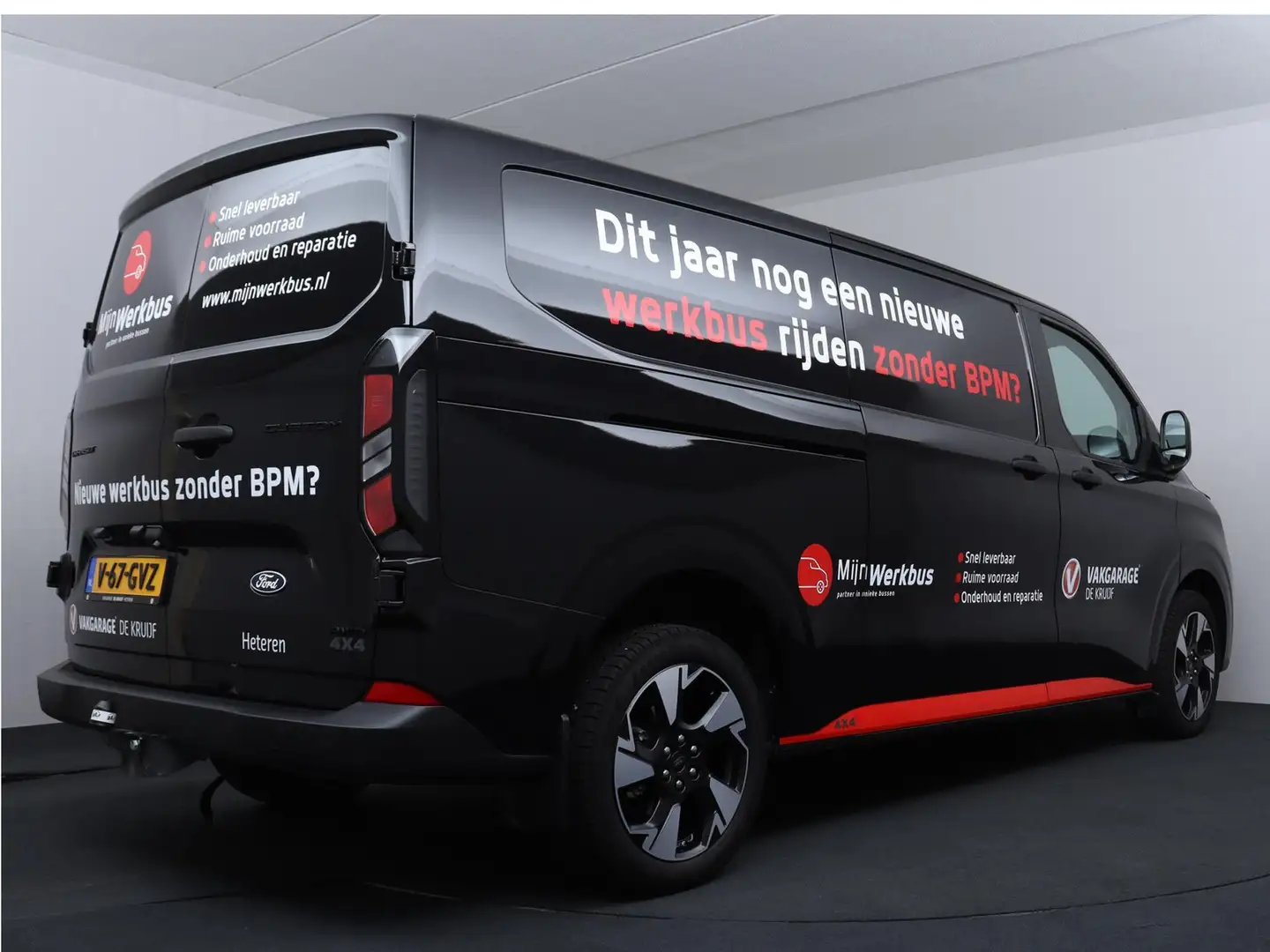 Ford Transit Custom 320 2.0 TDCI L2H1 AWD 170PK | Trekhaak | Apple Car Zwart - 2