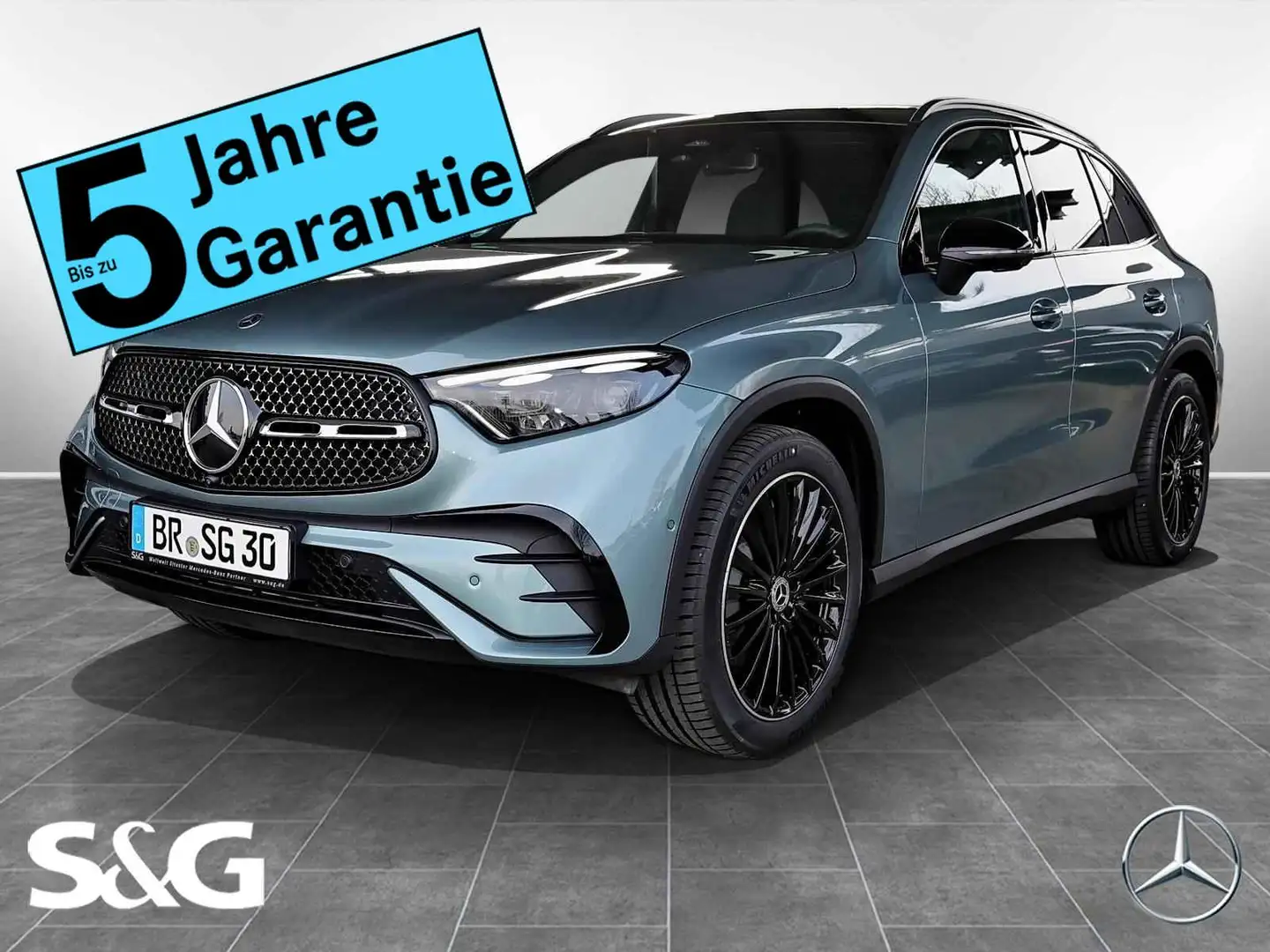 Mercedes-Benz GLC 300 d 4M AMG MBUX+360°+DIG-LED+Pano+AHK+HuD Ezüst - 1