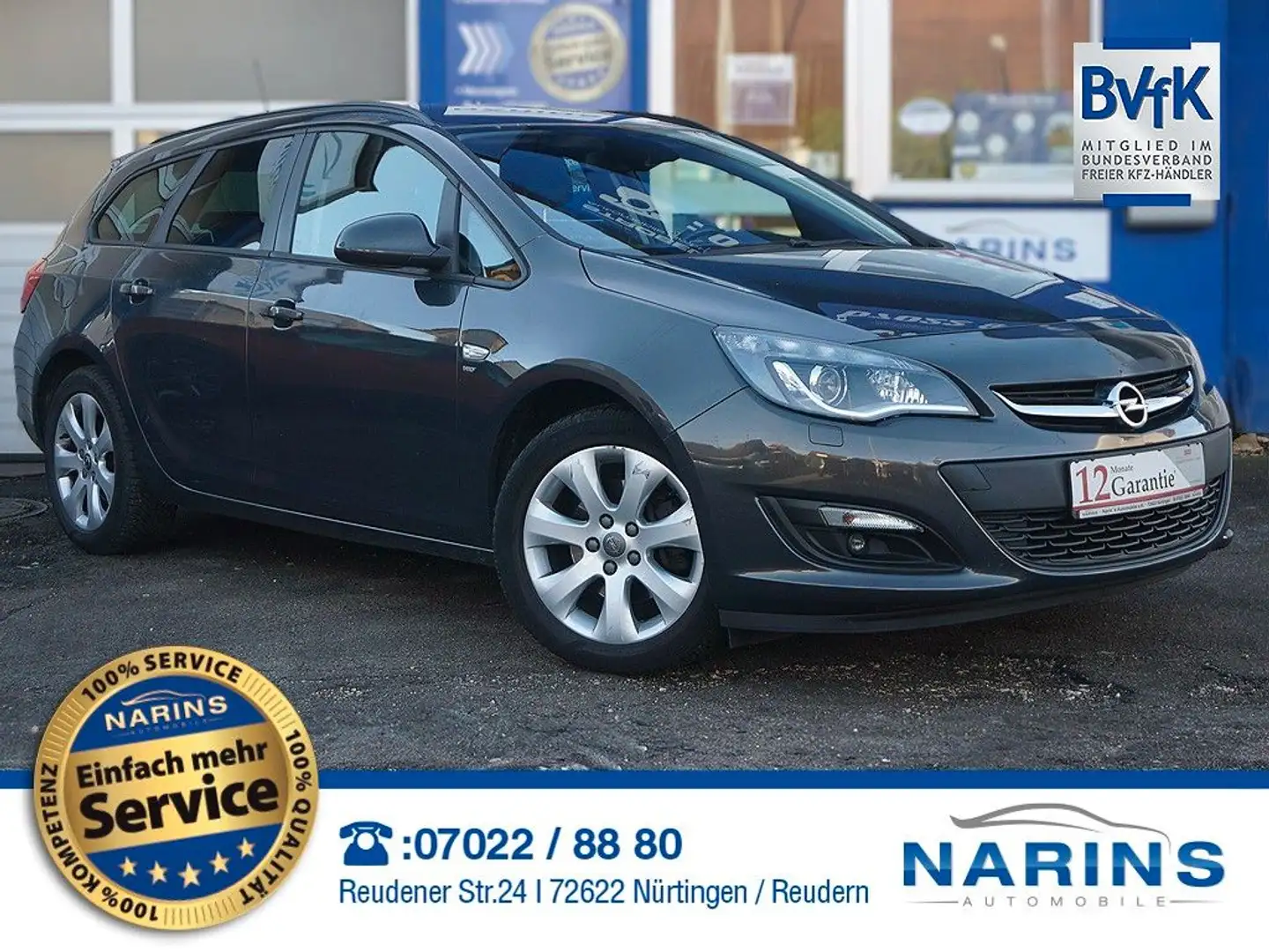 Opel Astra J Sports Tourer Energy Klima Sitzheizung Grigio - 1