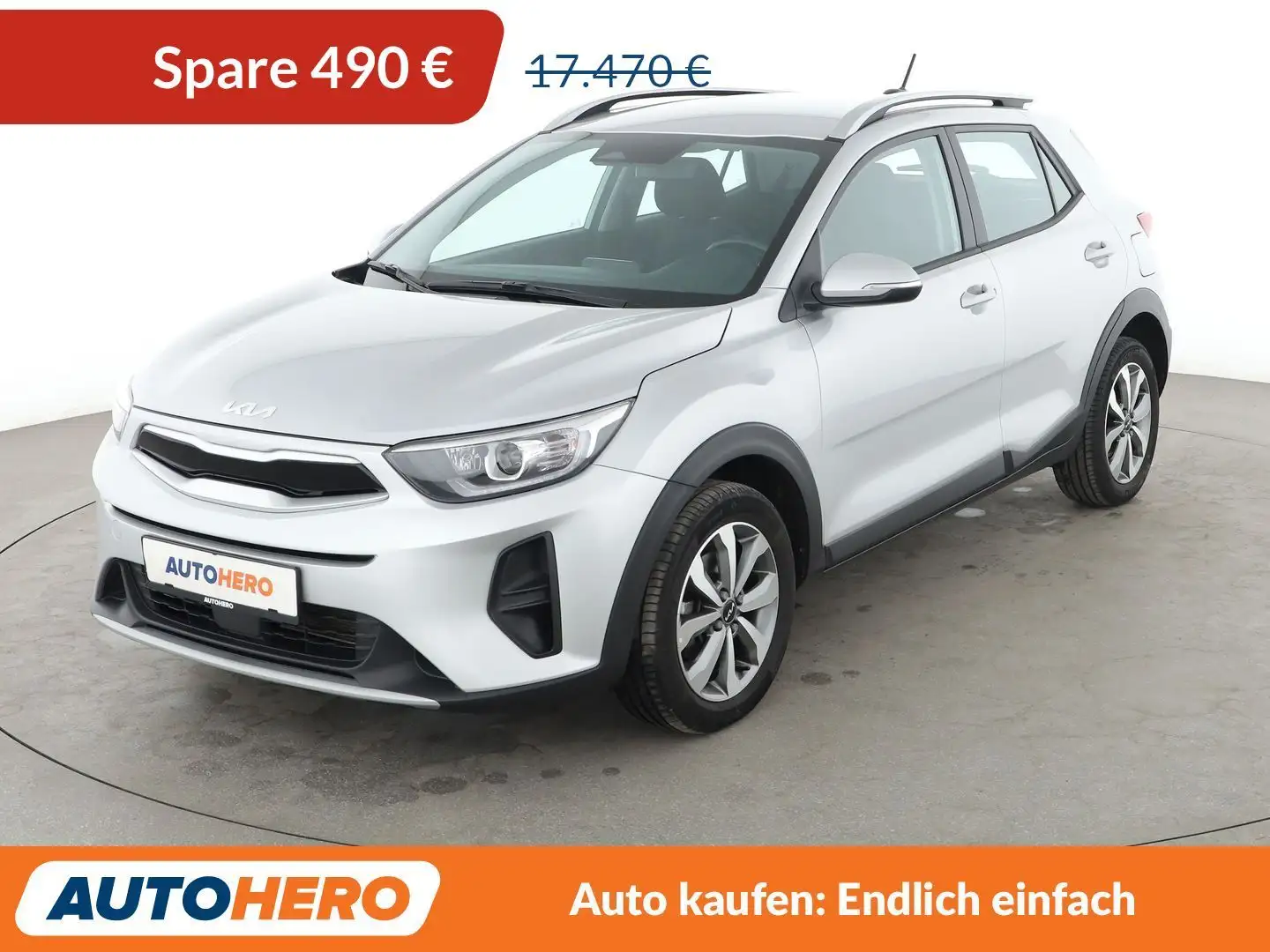 Kia Stonic 1.2 Vision*TEMPO*PDC*SHZ*KLIMA*GARANTIE* Silber - 1