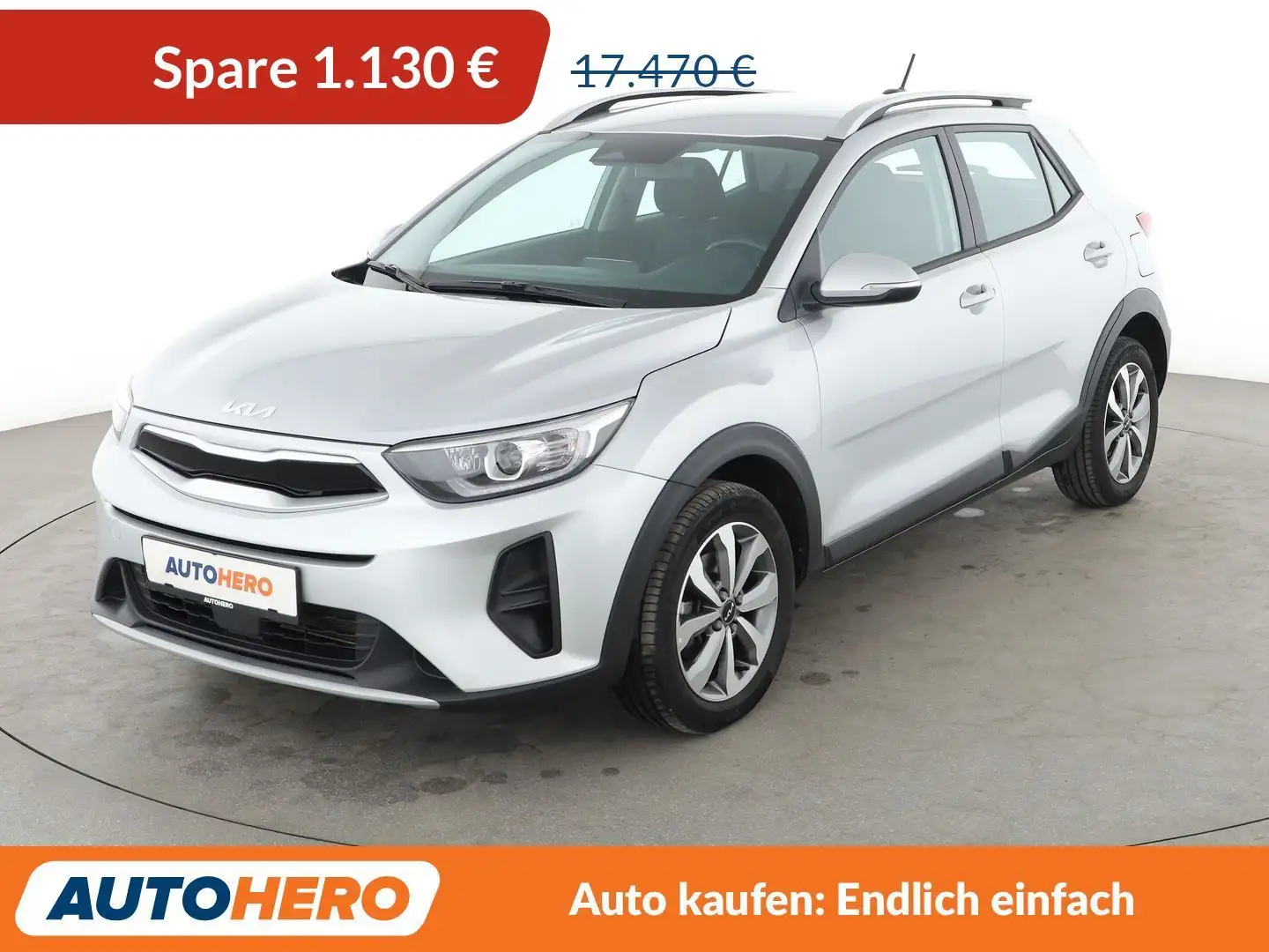 Kia Stonic 1.2 Vision*TEMPO*PDC*SHZ*KLIMA*GARANTIE* Silber - 1