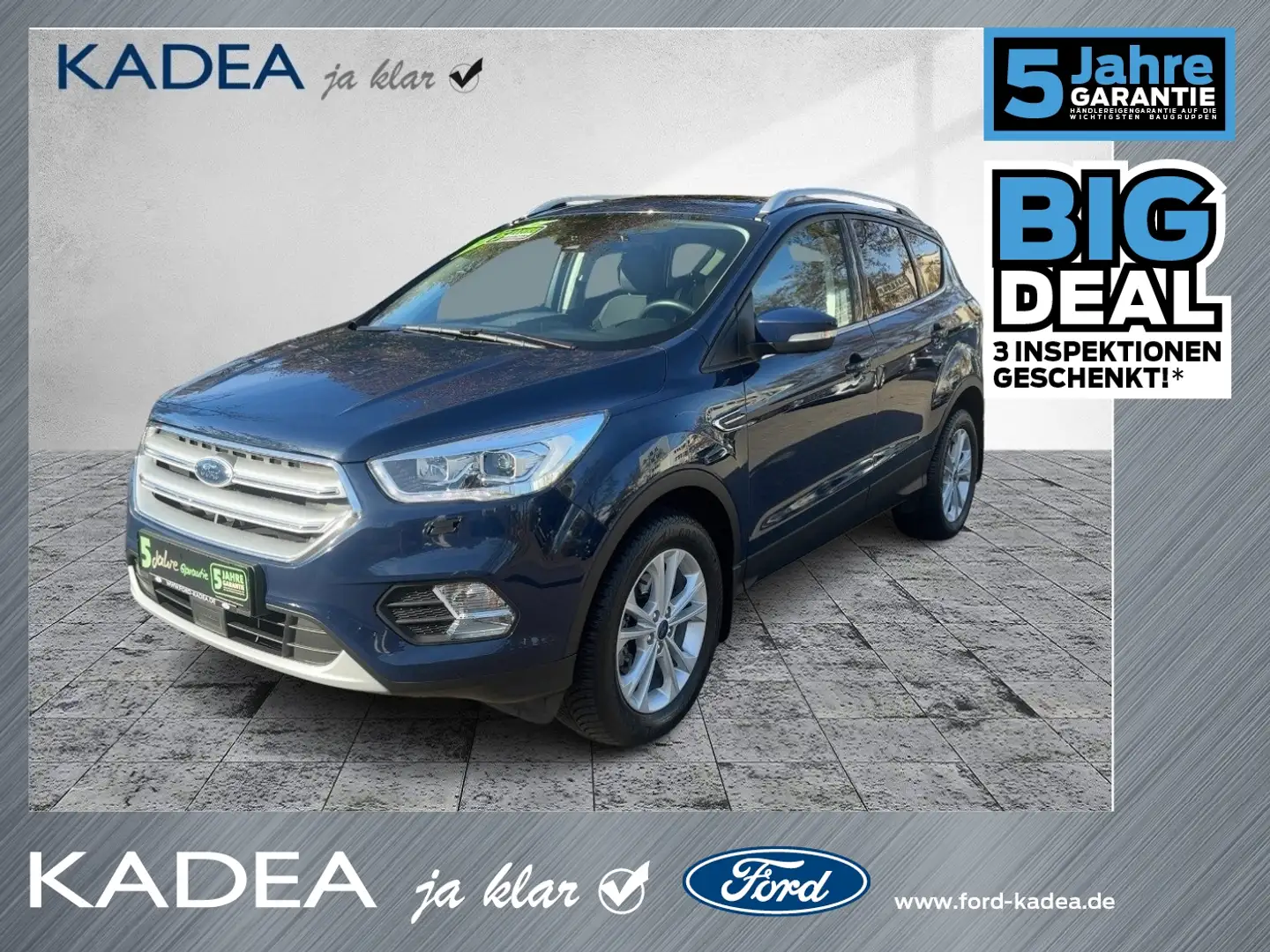 Ford Kuga 1.5 Titanium Winter-P|Kamera|ACC|Navi|PDC Blau - 1