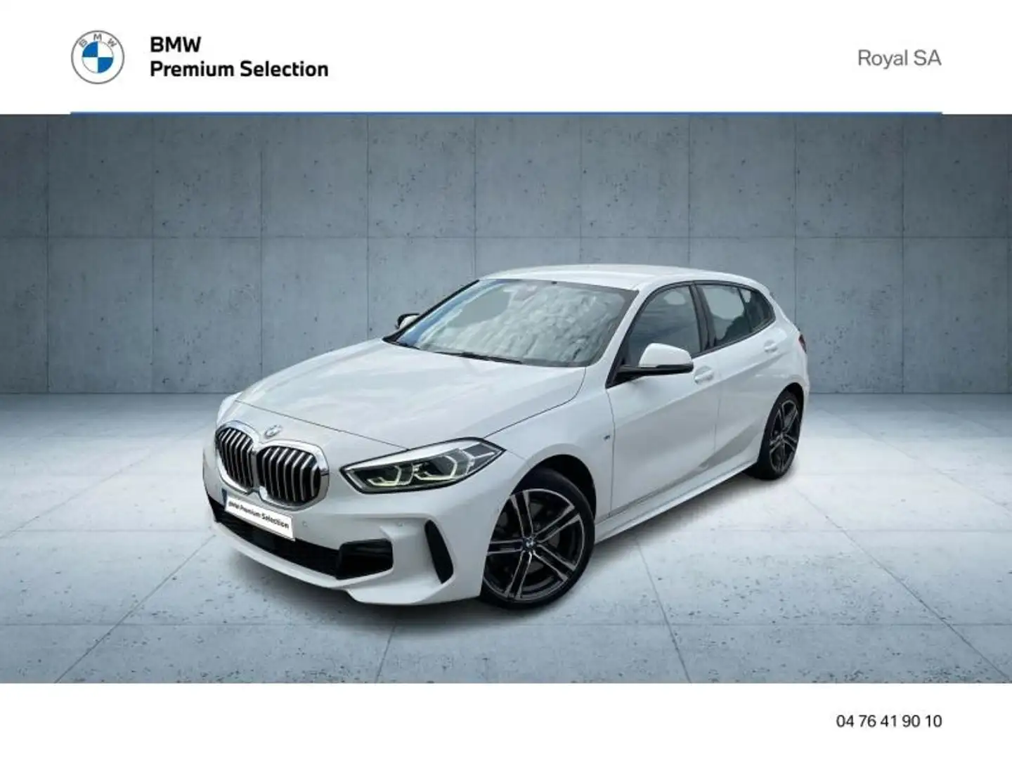 BMW 120 120dA 190ch M Sport Blanc - 1