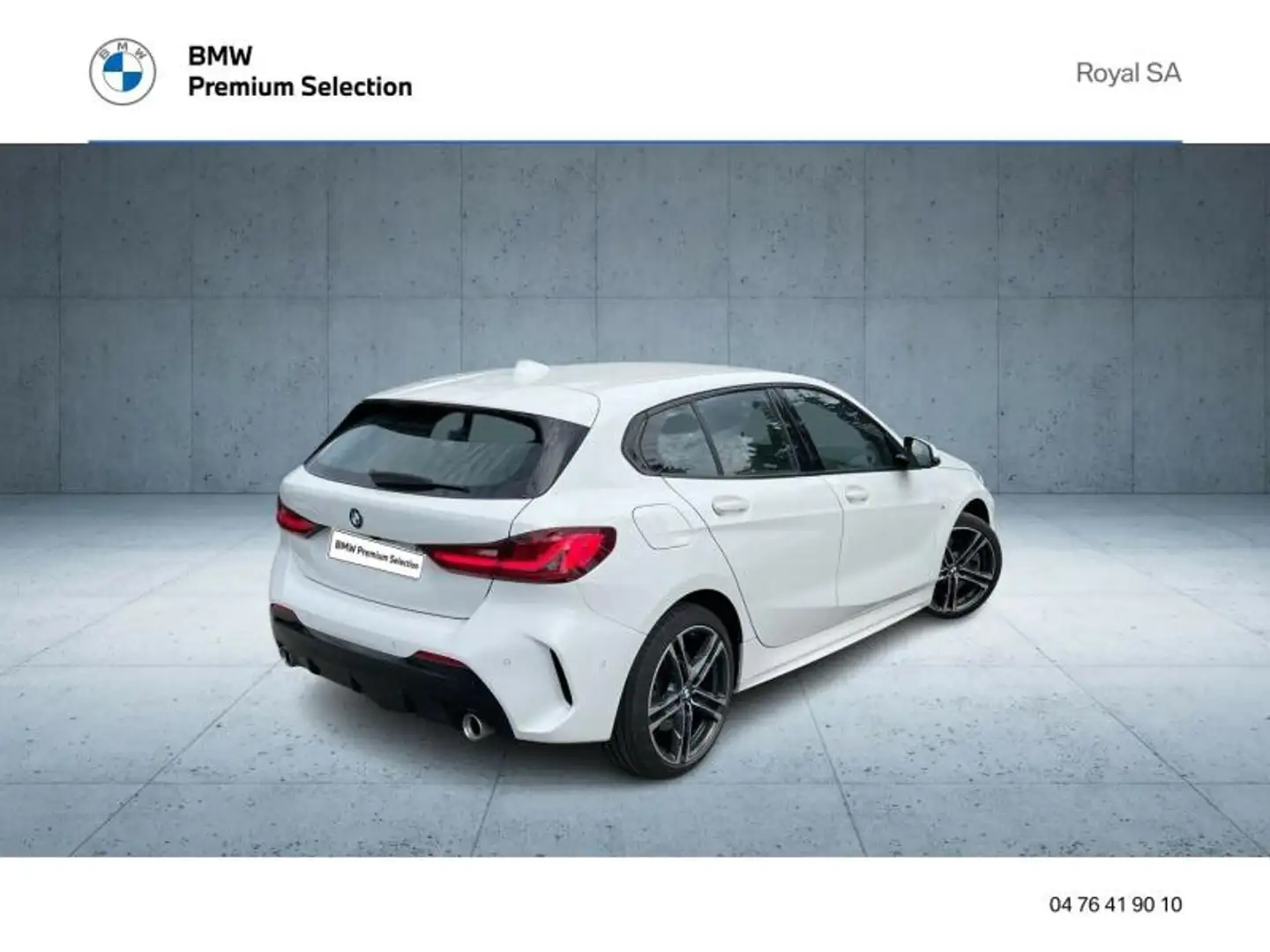 BMW 120 120dA 190ch M Sport Blanc - 2