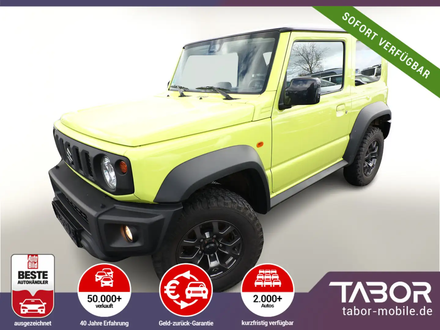 Suzuki Jimny 1.5 102 Allgrip Comfort+ LED Nav Temp DAB Jaune - 1