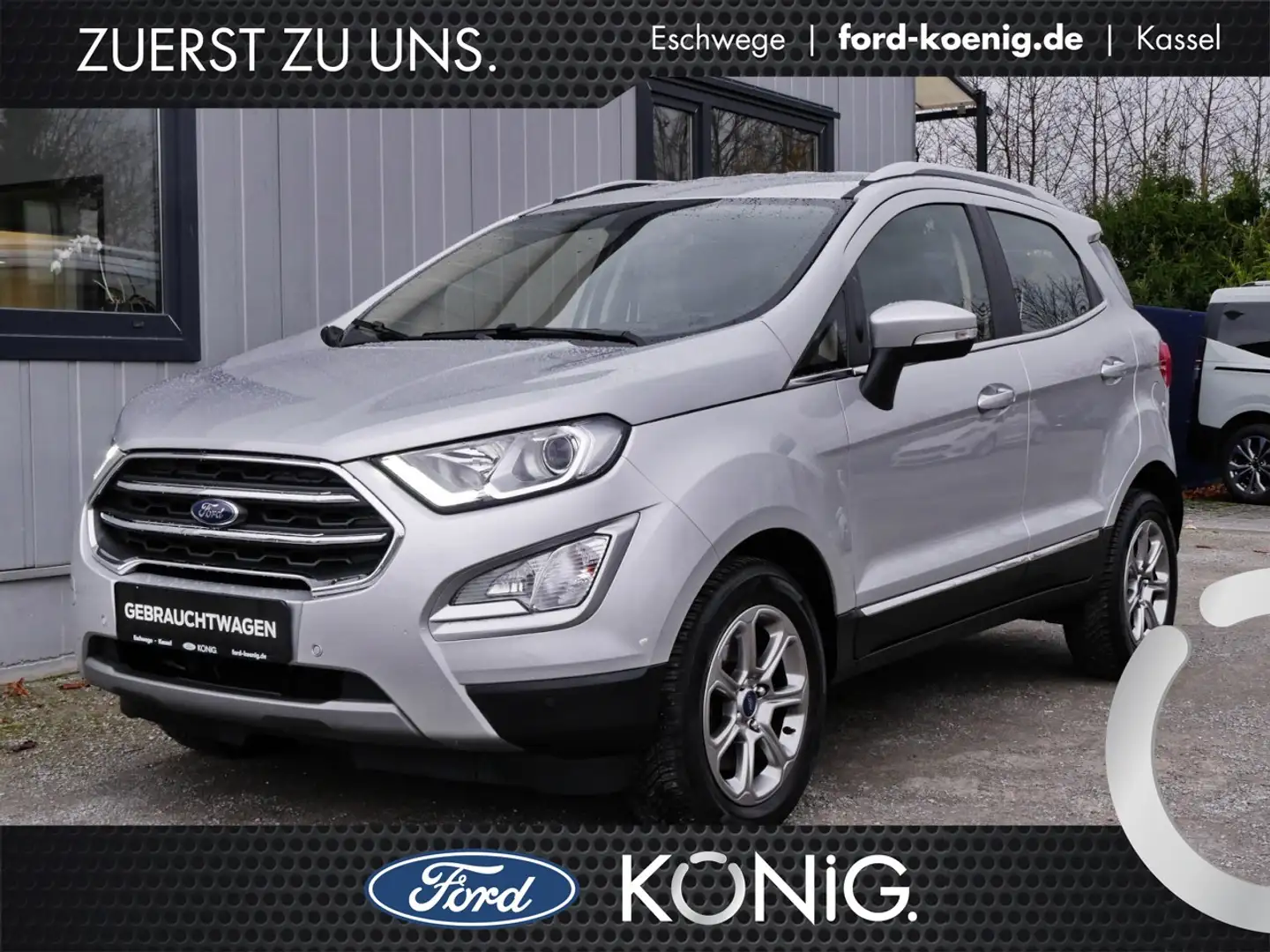 Ford EcoSport Titanium 1.0 EB Navi+Kamera+ParkPilot Klima Navi Silber - 1
