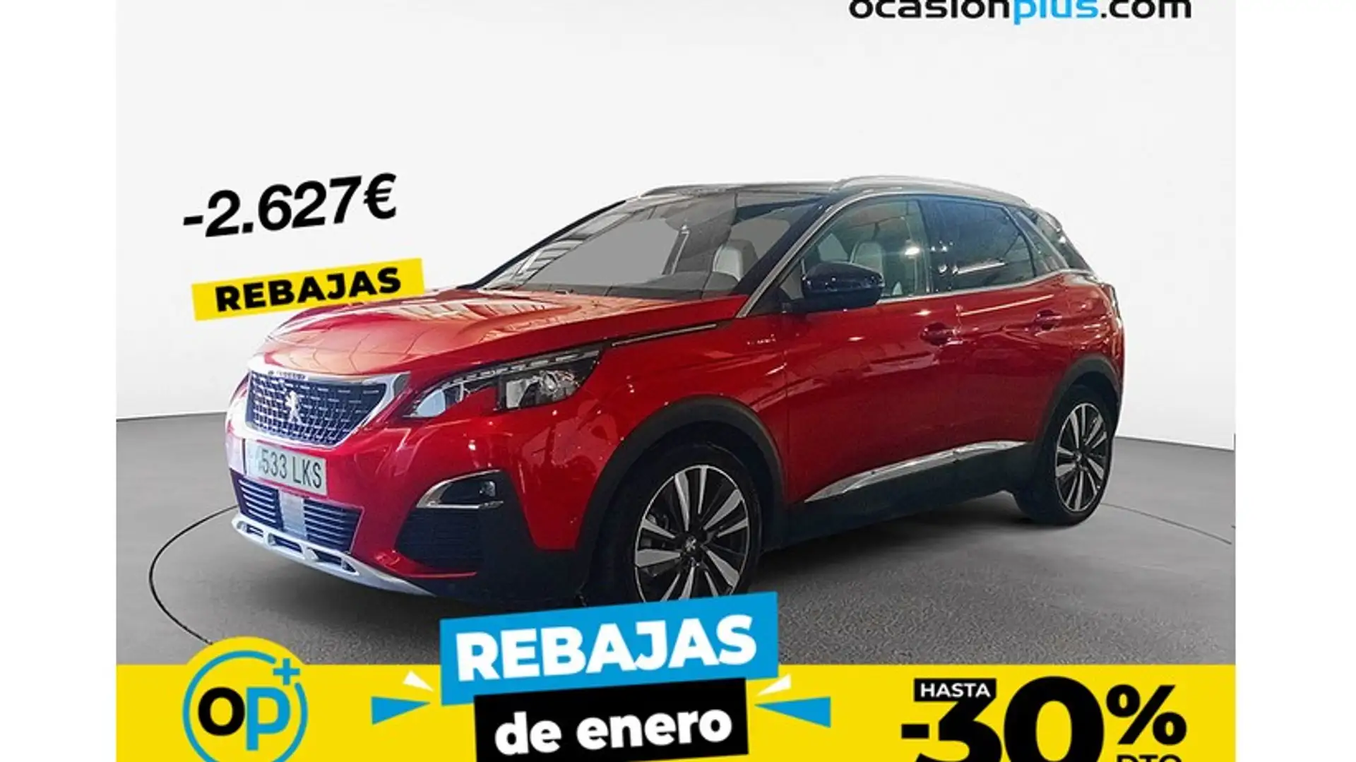 Peugeot 3008 HYB PHEV 300 GT AWD e-EAT8 Rouge - 1