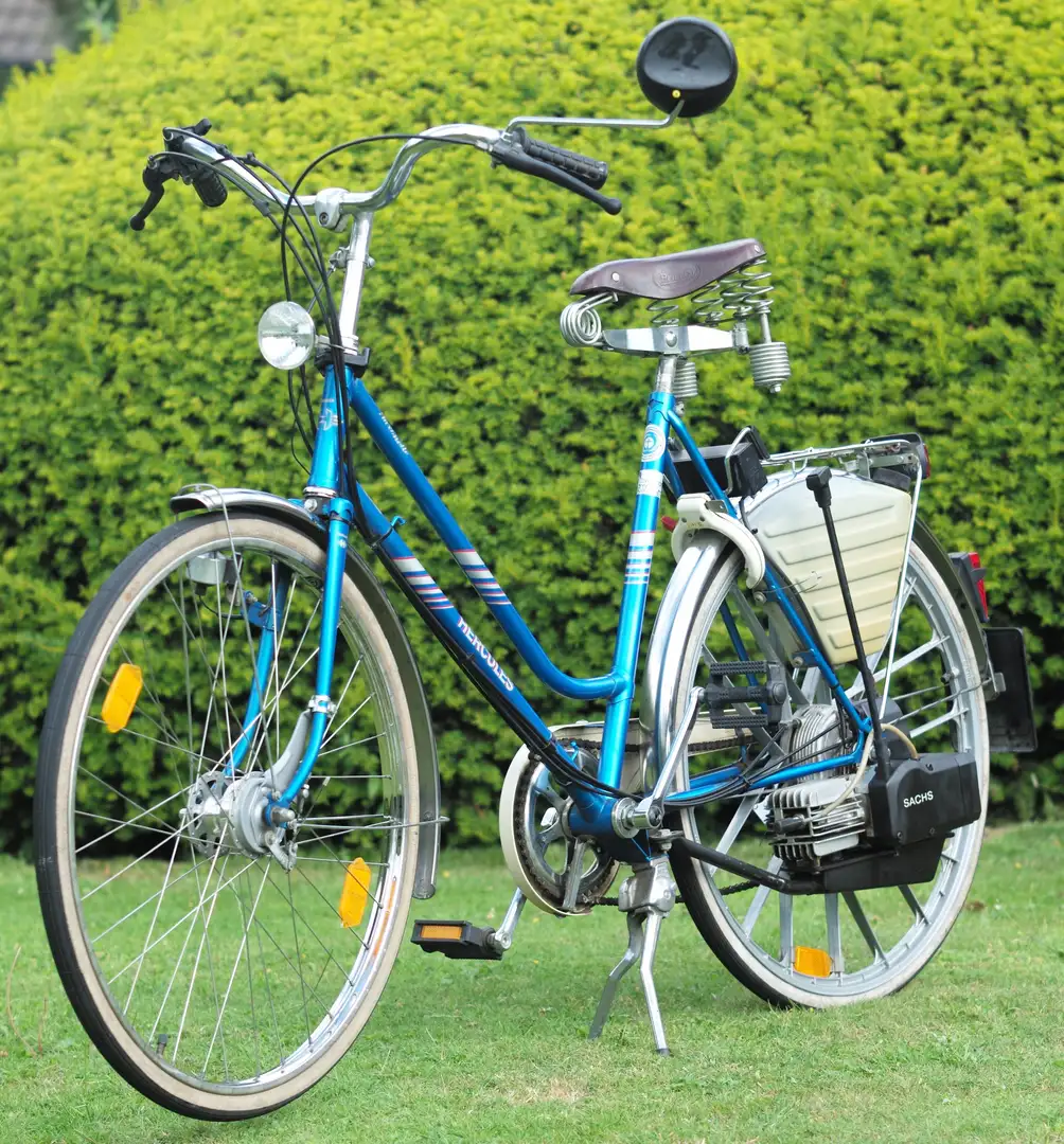Hercules Saxonette 519 002 Damensport mit 199er Motor Blau - 1