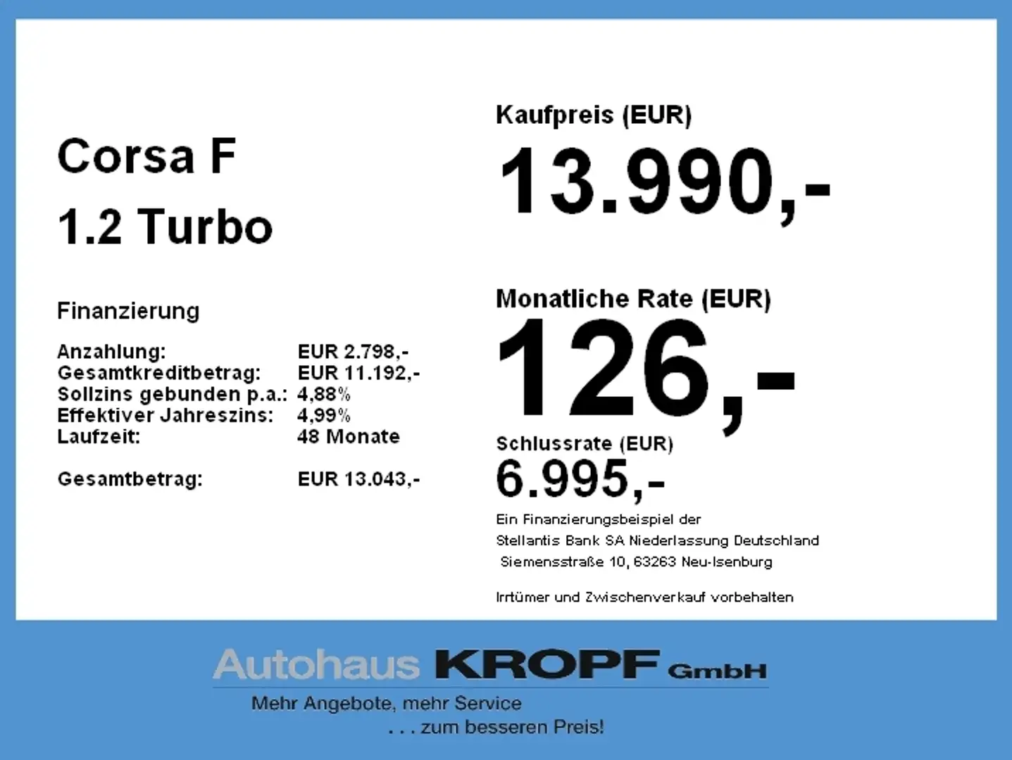 Opel Corsa F 1.2 Turbo Edition SHZ+PDC+SpurH Rouge - 2