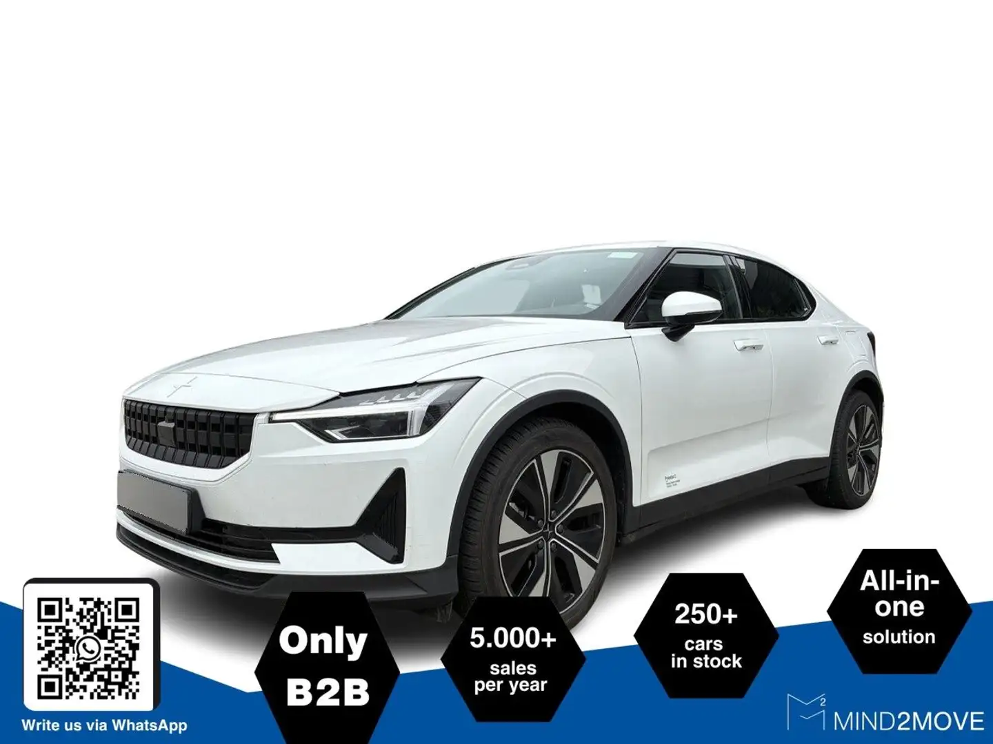 Polestar 2 Polestar2 Long Range Single Motor Elektro 78kWh Weiß - 1