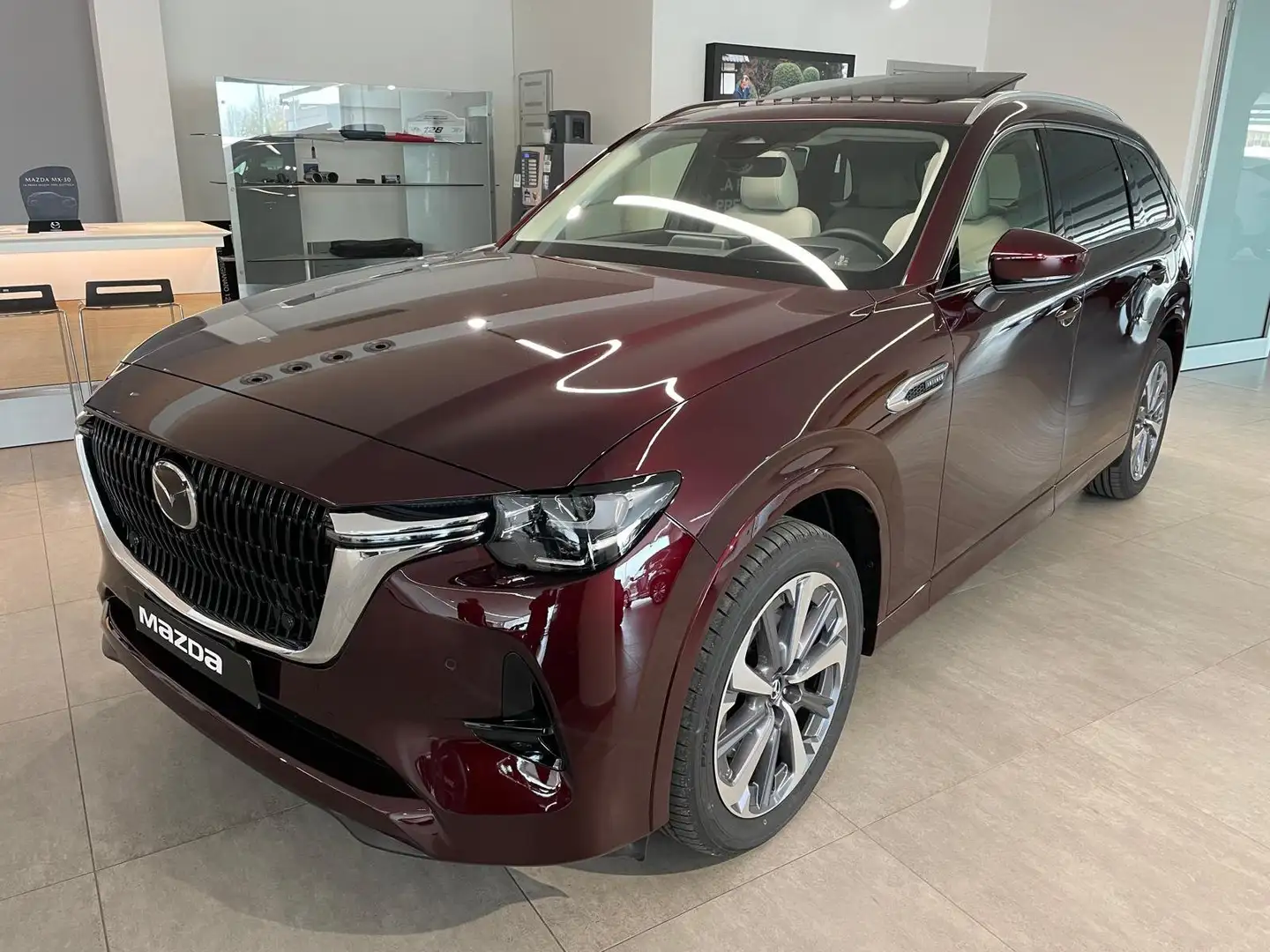 Mazda CX-80 3.3 m-hybrid boost Takumi Plus auto Rosso - 1