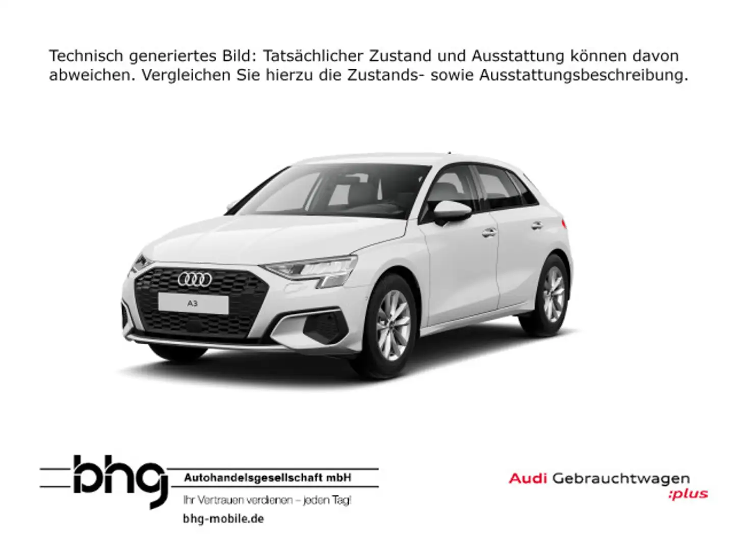 Audi A3 30 TFSI S-tronic Virtual ParkAssist Weiß - 1