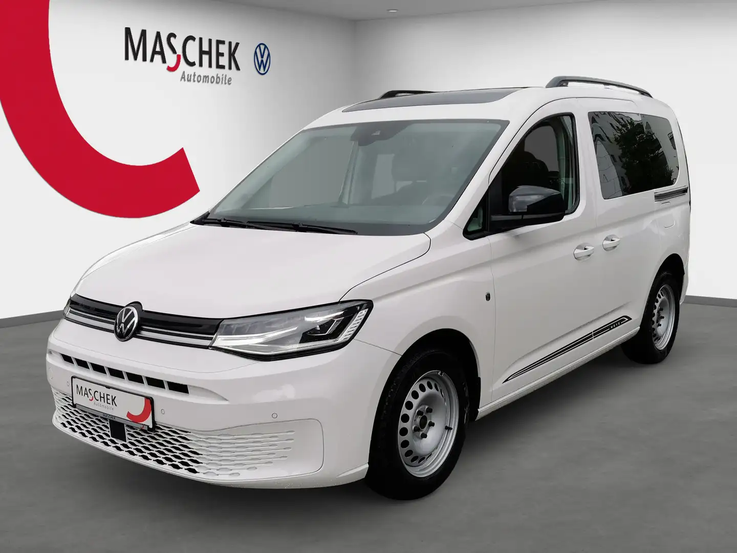 Volkswagen Caddy Move 2.0 TDI DSG Navi Sitzh Pano Rear View ACC Weiß - 1