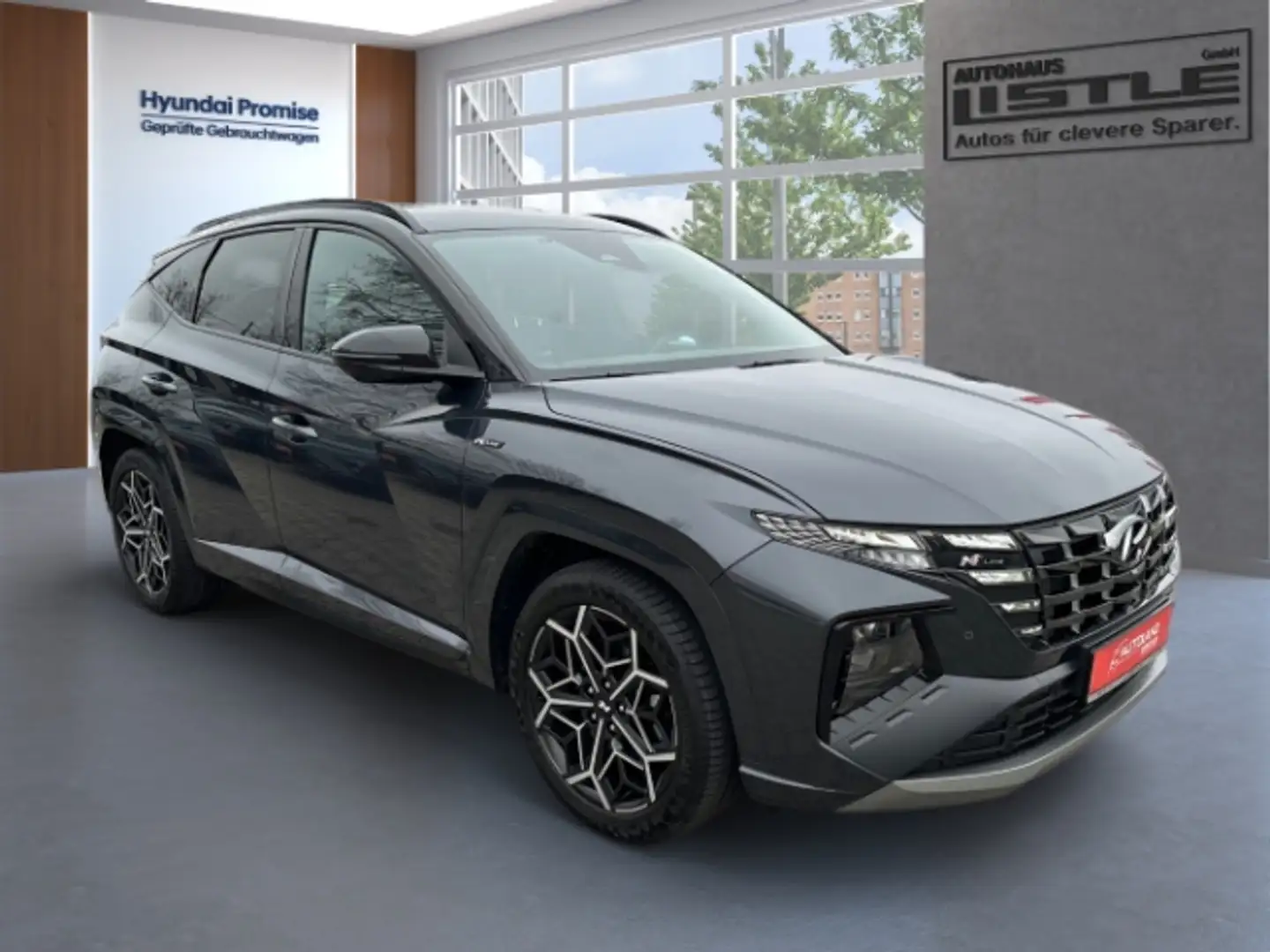 Hyundai TUCSON N Line Mild-Hybrid 4WD 1.6 T-GDI Navi Leder digita Gris - 2