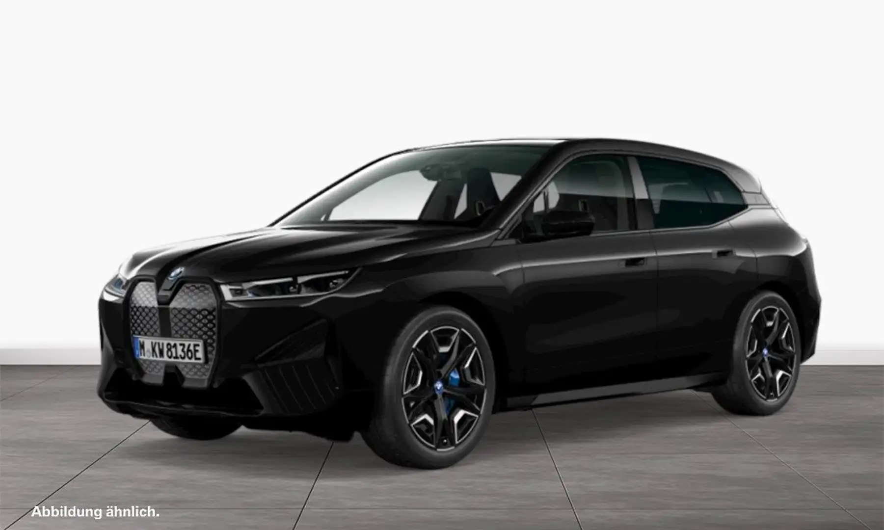 BMW iX xDrive50 631€ netto*Sportpaket*H&K*AHK*SkyLounge*L Schwarz - 1