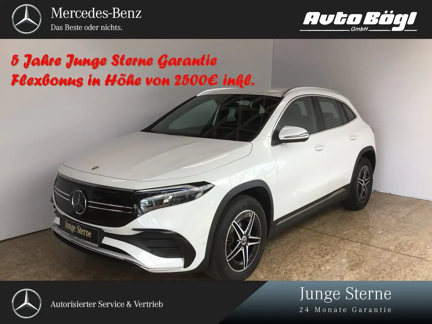 Mercedes-Benz EQA 300 EQA 300 4M AMG Line/Distr/Totw/Advanced/VKZ/MBUX Weiß - 1