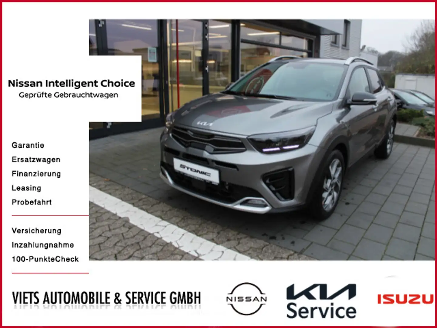 Kia Stonic 1.0 T-GDI 100 48V DCT7 GT-line Tech GD Šedá - 1