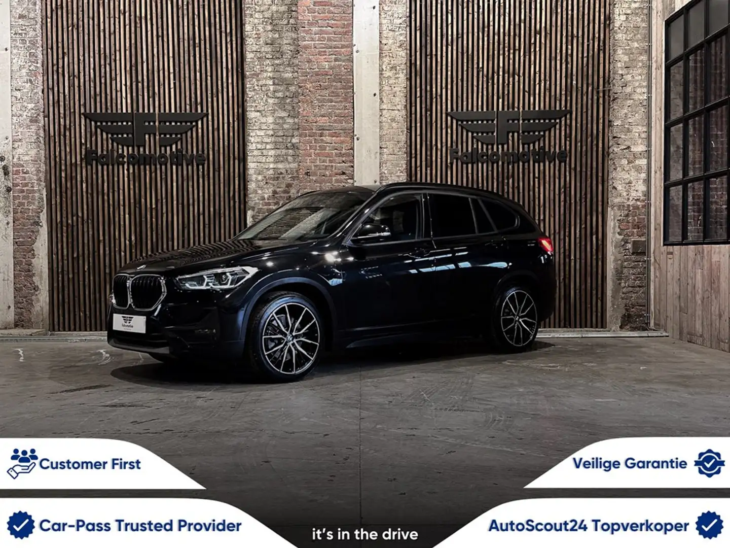 BMW X1 xDrive25e*PHEV*HUD*DAB*ZETELVERW.*LED* Black - 1