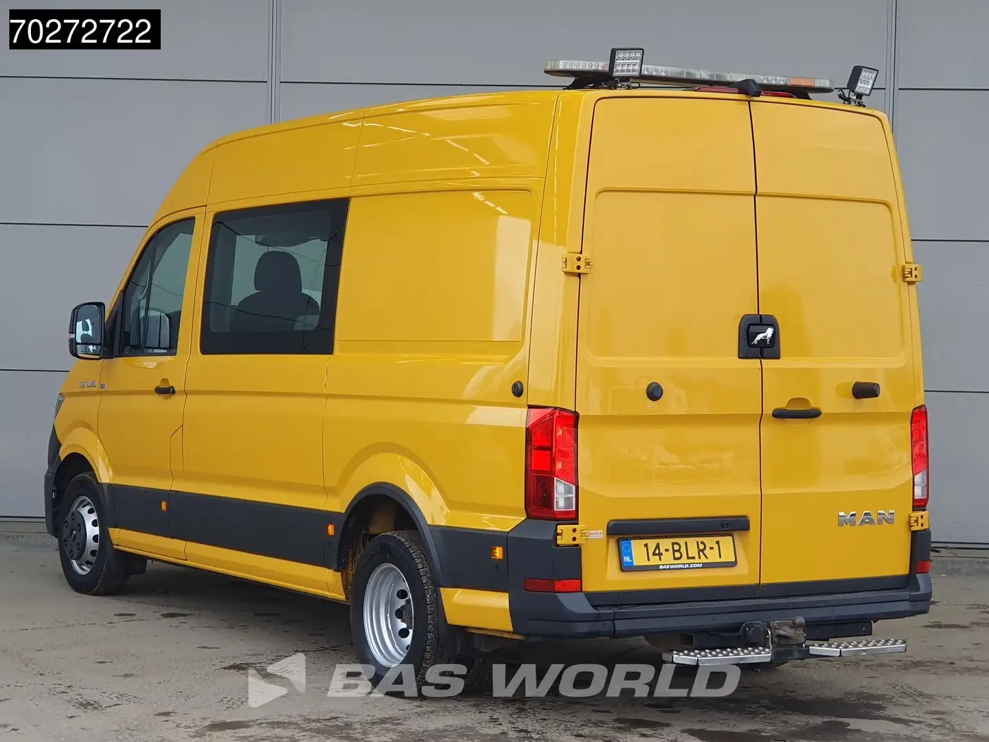 MAN TGE 5.180 Automaat Dubbel Cabine Dubbellucht Werkplaat Geel - 2