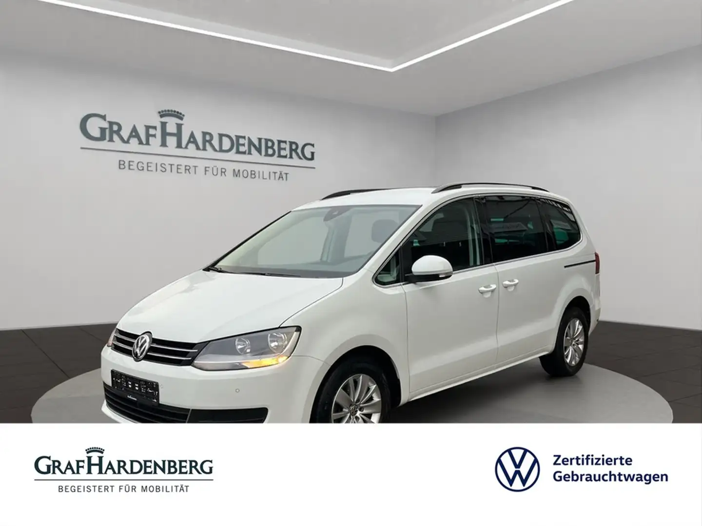 Volkswagen Sharan Comfortline TSI DSG Navi AHK Standheizung Weiß - 1