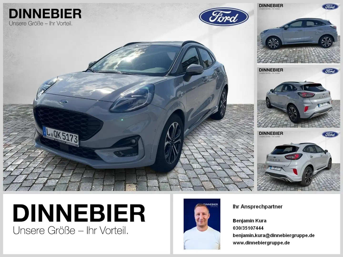 Ford Puma ST-Line X LED+Navi+Kamera+Winterpaket Grau - 1