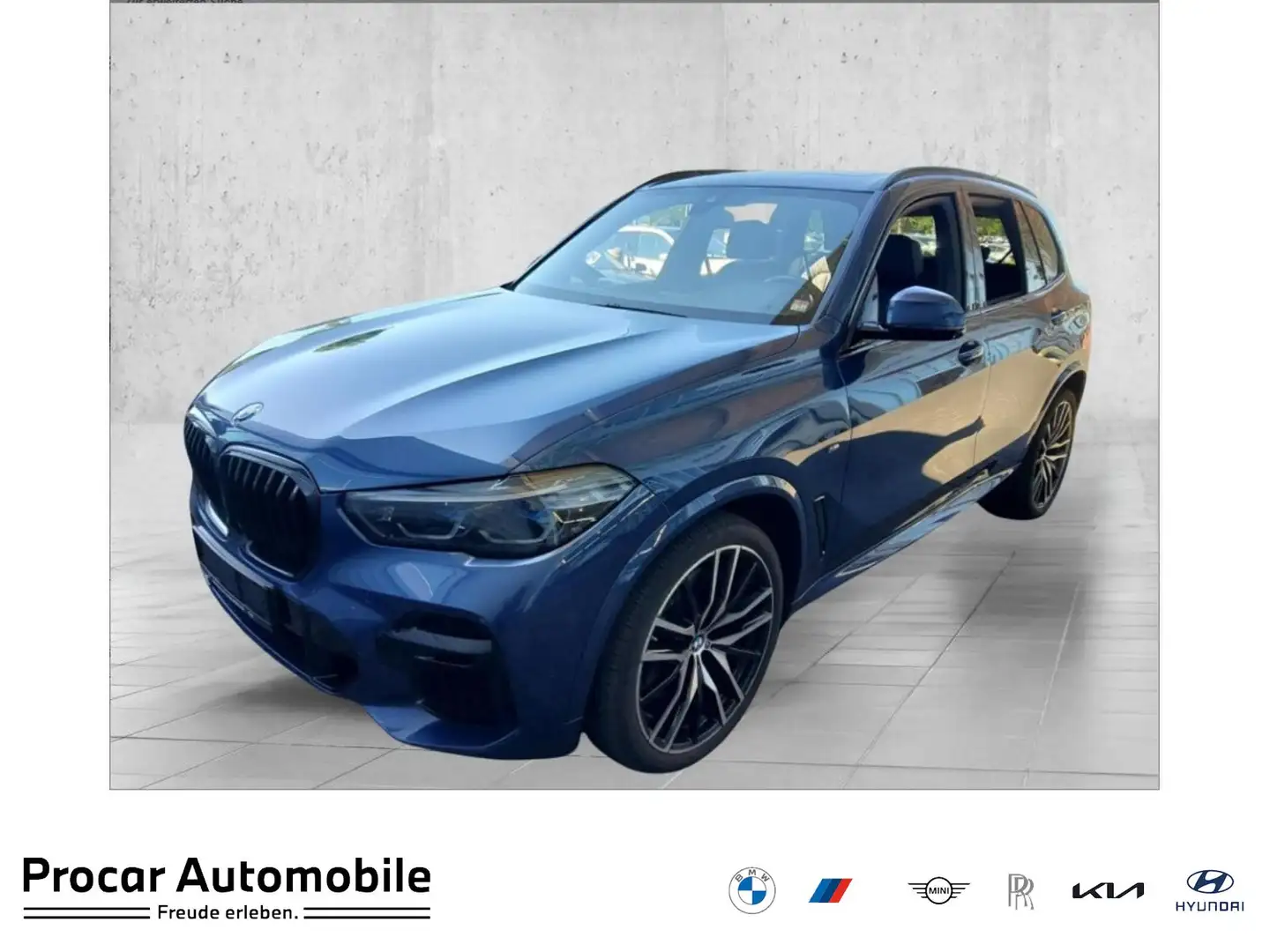 BMW X5 xDrive40d M Sport PANO ACC AHK Blau - 1