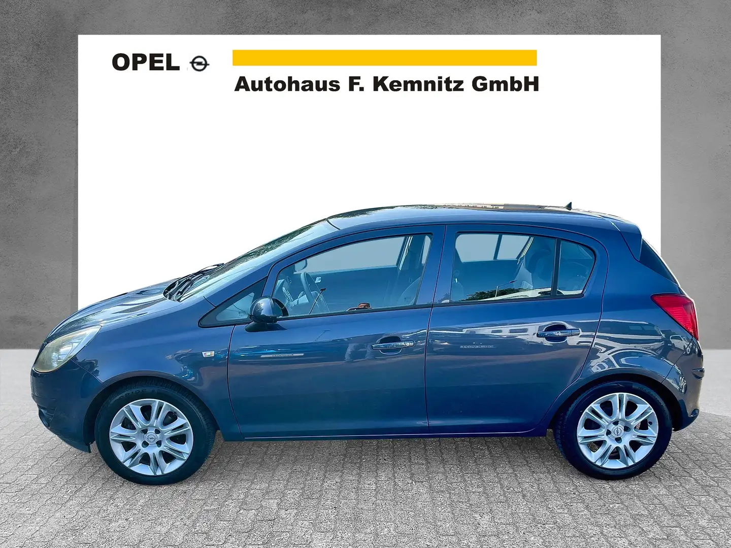Opel Corsa Edition / Allwetter / Alu / Klimaanlage Bleu - 1