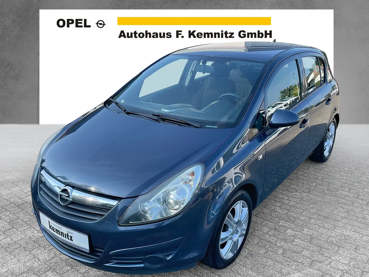 Opel Corsa Edition / Allwetter / Alu / Klimaanlage Bleu - 2