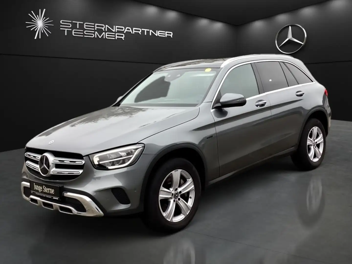 Mercedes-Benz GLC 300 de 4M +MBUX+AHK+PANO+Distronic+Burmester Grau - 2