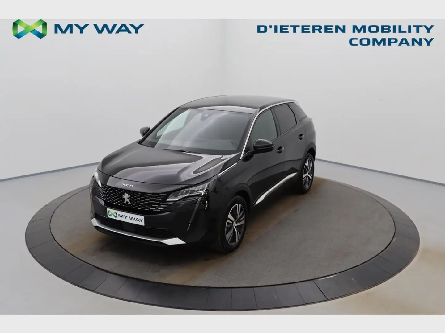 Peugeot 3008 Allure Pack 1.2 THP 130 PK 6v Noir - 1