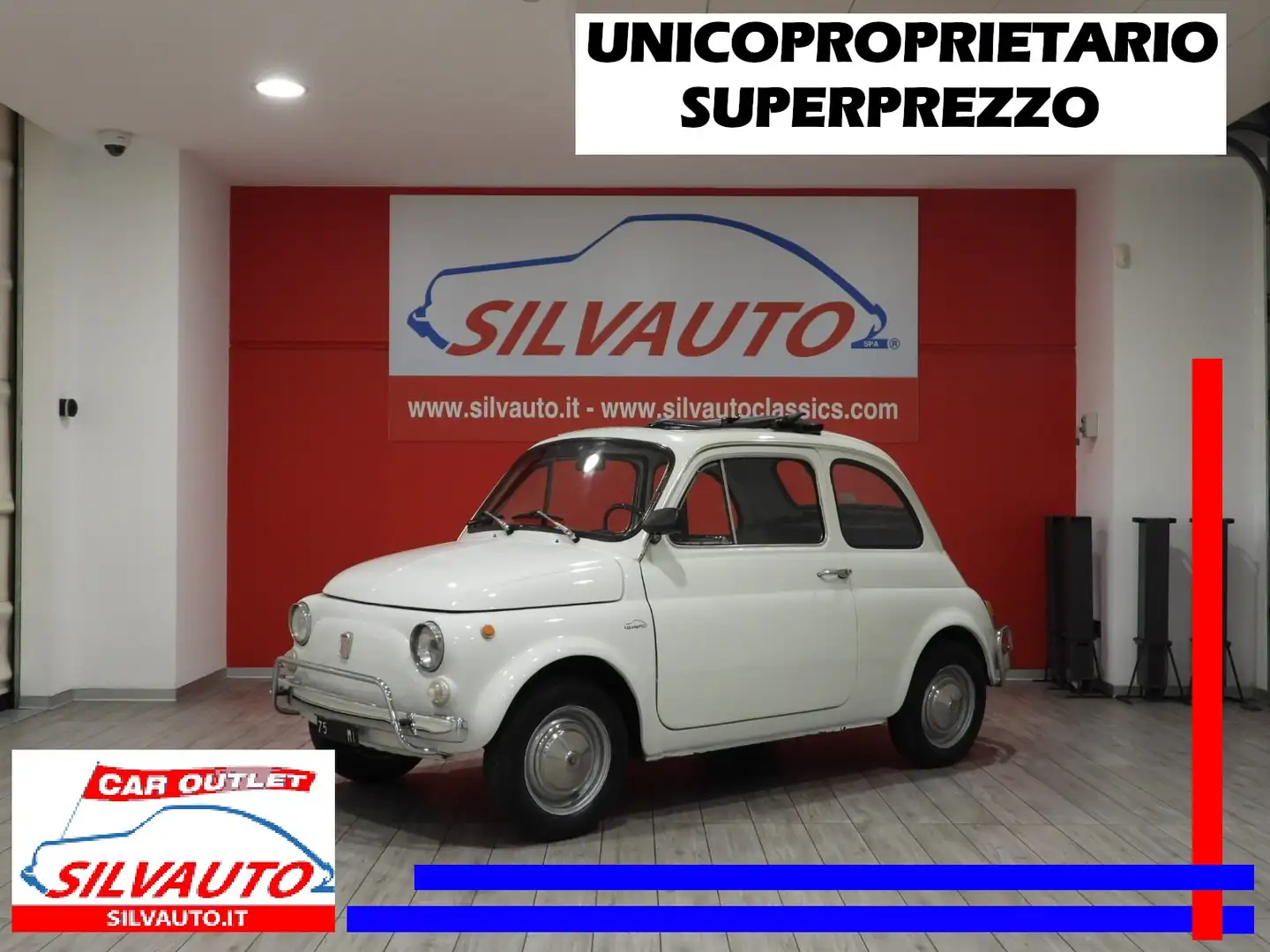 Fiat 500 L (110F) BERLINA - UNICOPROPRIETARIO (1971) Weiß - 1