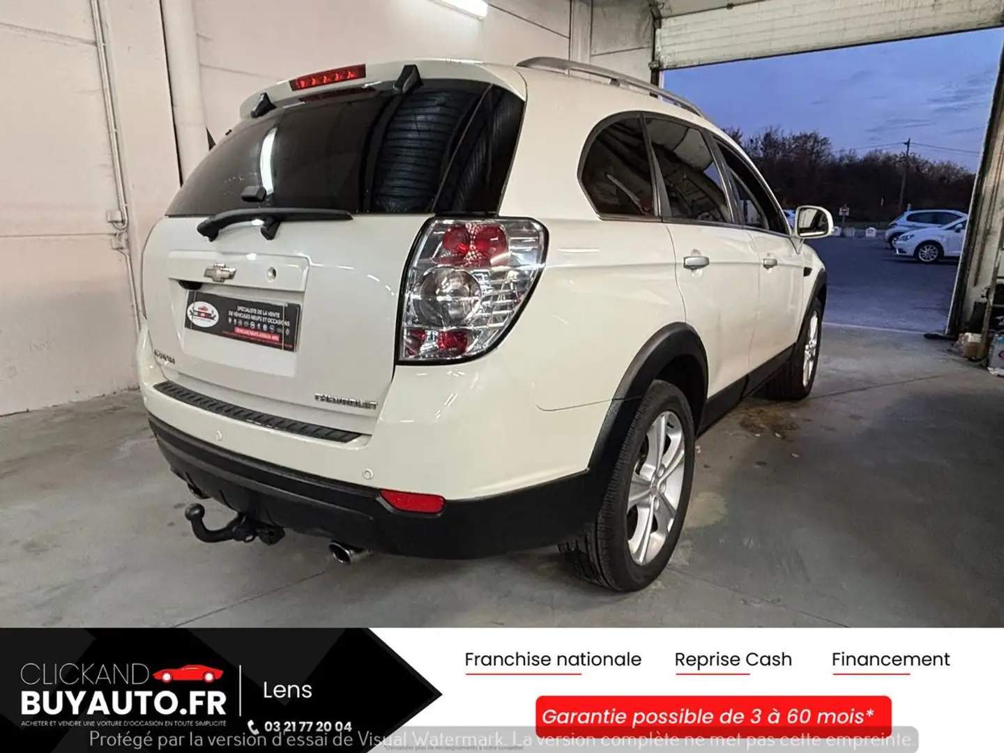 Chevrolet Captiva 2.2 VCDI FINITION LTZ // 7 PLACES / CAMERA DE RECUL / SIEGE CHAUFFANT / REGULATEUR Blanc - 2