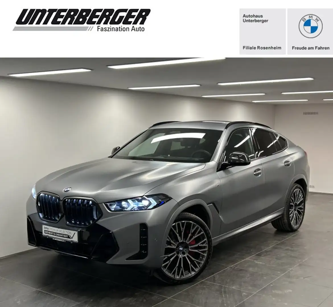 BMW X6 xDrive40i M Sportpaket Pro DA. Prof. PA. Prof. AHK Grau - 1