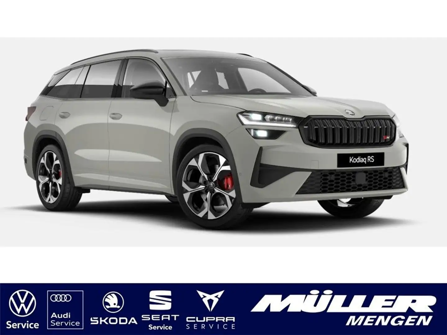 Skoda Kodiaq RS 2,0 TSI DSG 4x4 Standheizung|AHK|Pano Grau - 1