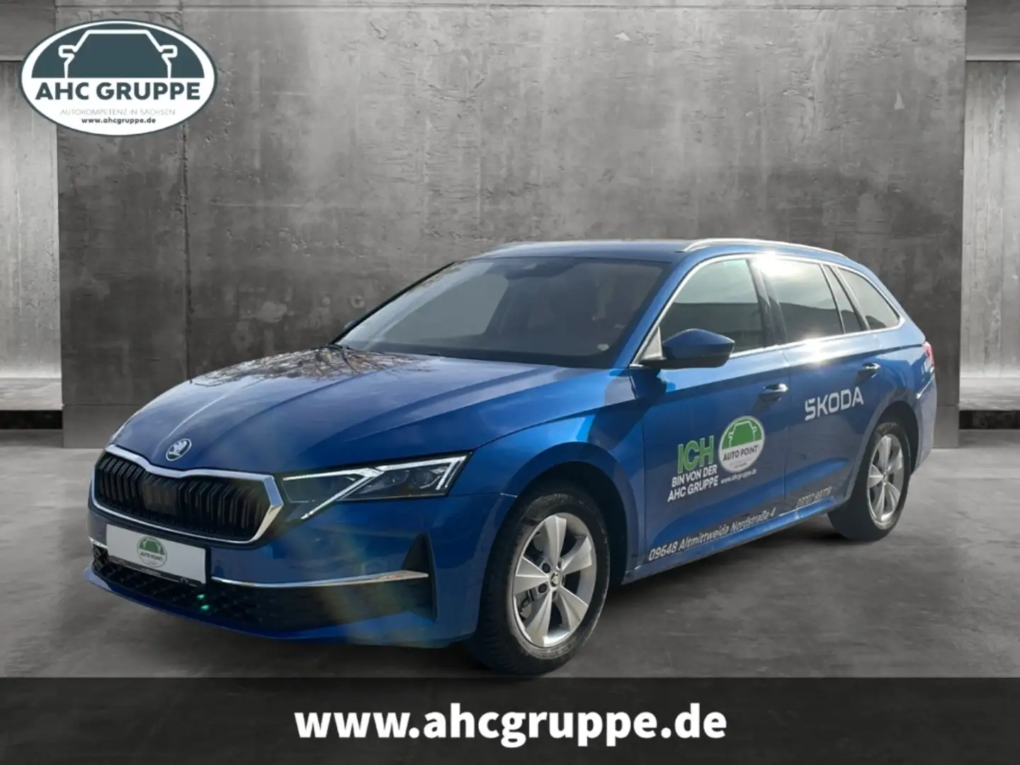 Skoda Octavia Combi 2.0 TDI 110kW Exclusive 7-Gang-DSG, Navi, Ma Blau - 1