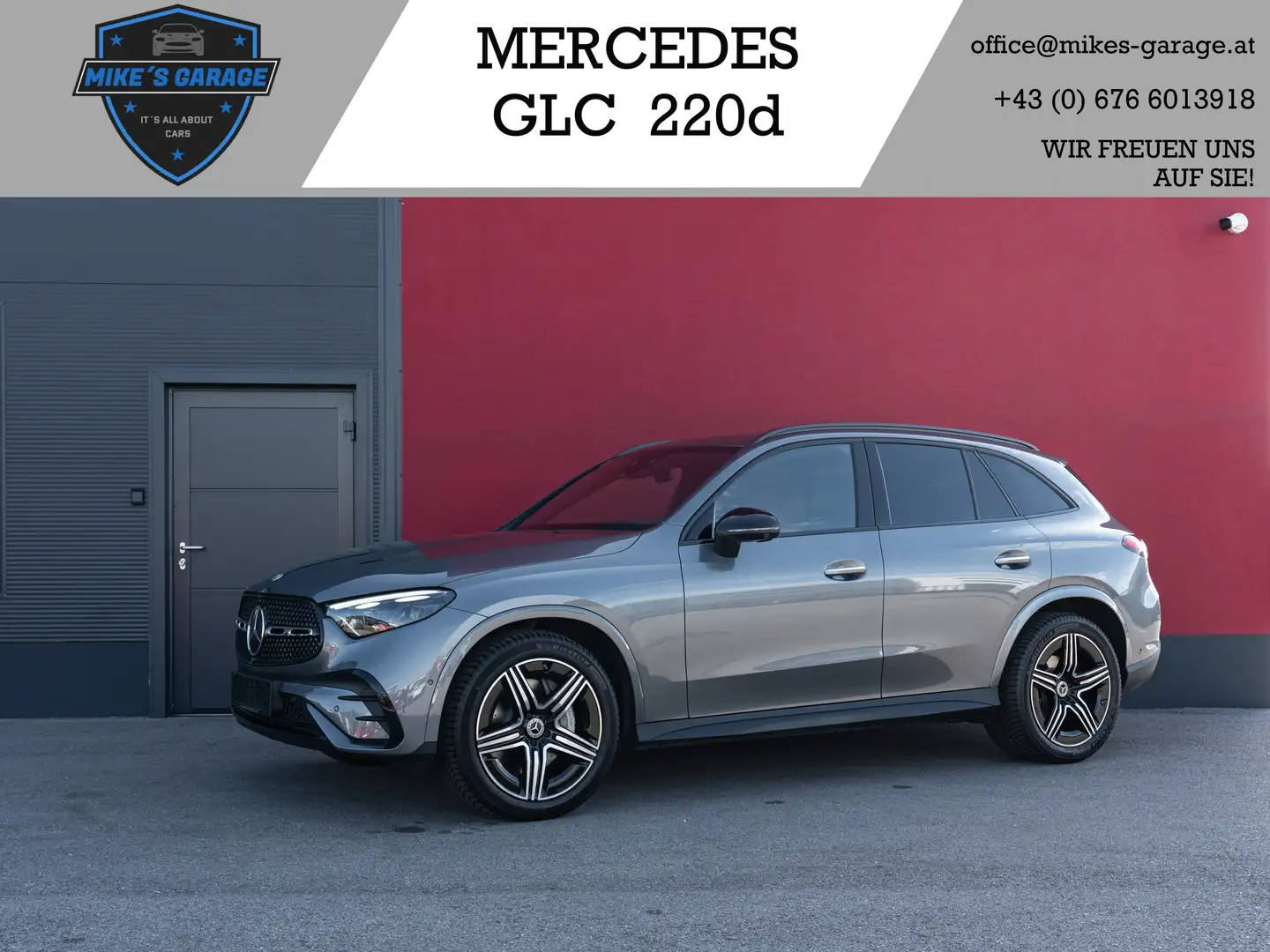 Mercedes-Benz GLC 220 GLC 220d *4MATIC* *AMG* *LED* *KEYLESS* *20-ZOLL* Gris - 1