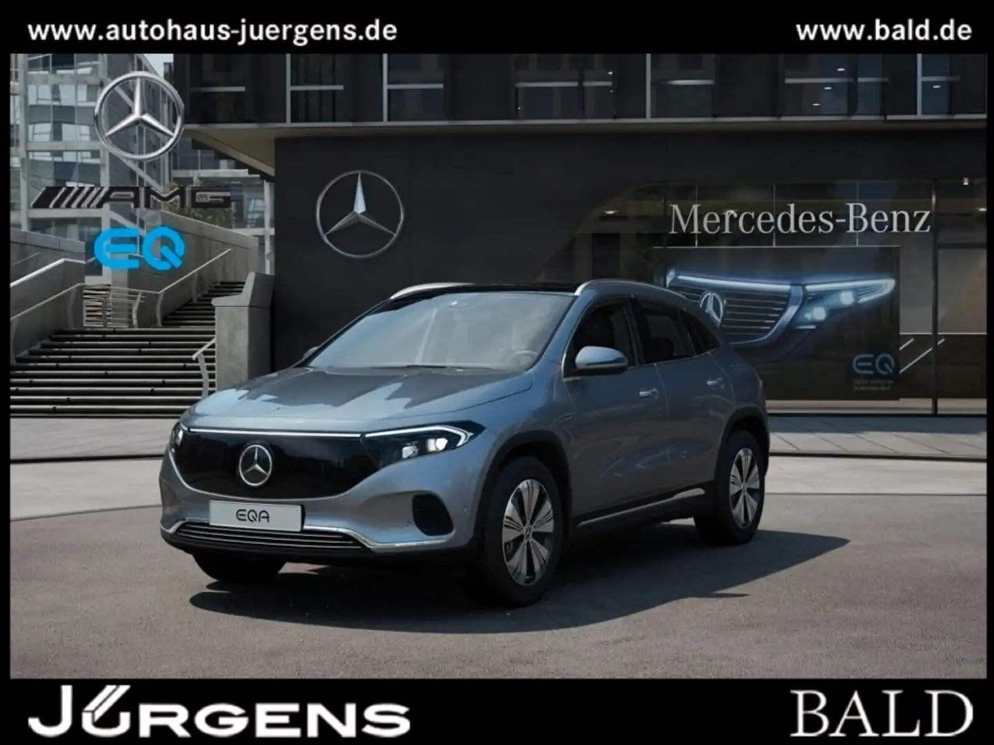 Mercedes-Benz EQA 350 4M Progressive/Pano/LED/Kamera/Ambi/Totw Argent - 1