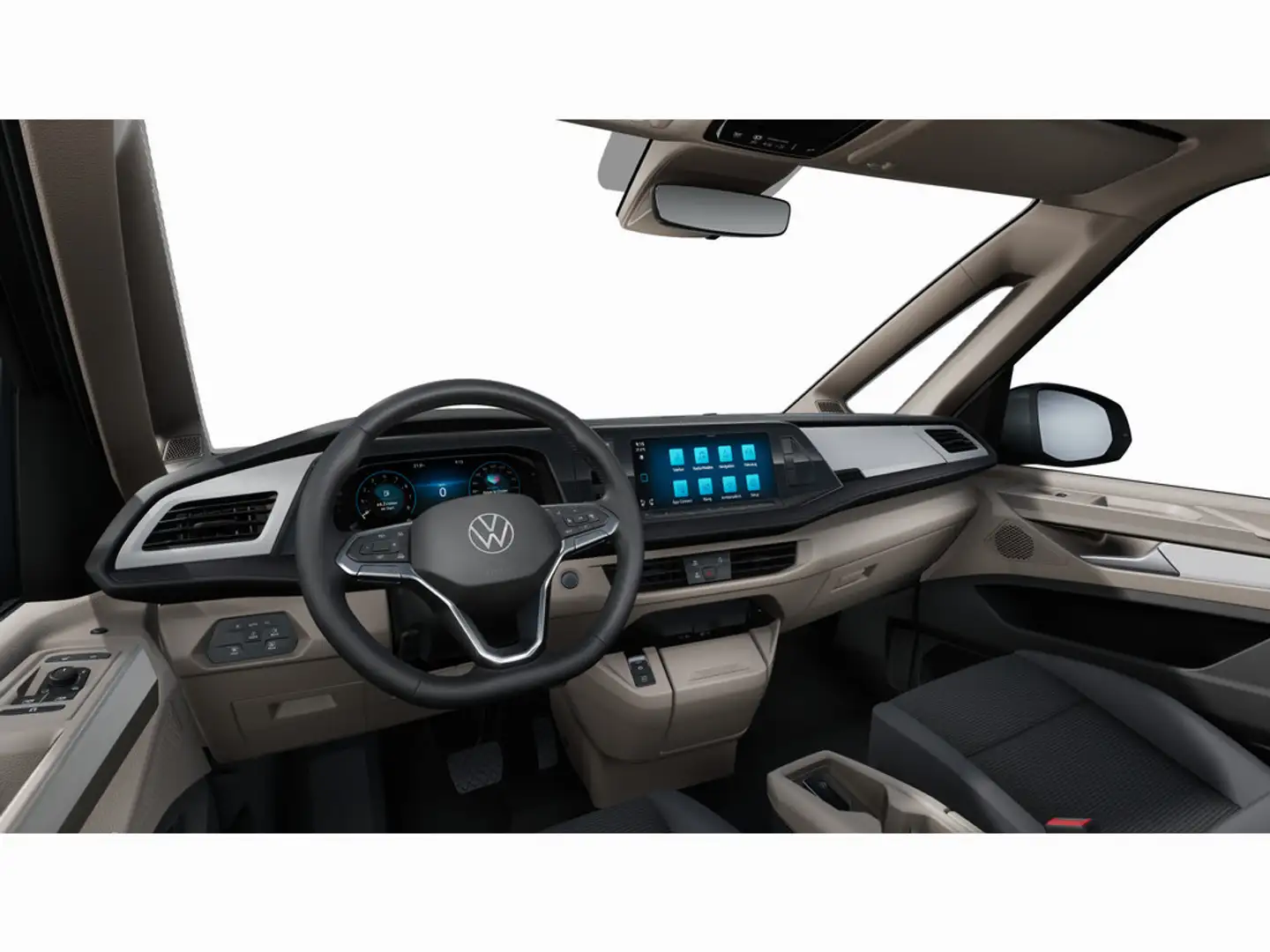 Volkswagen T7 Multivan 2.0 TDI Basis lang DSG,Navi,LED,A Grau - 2