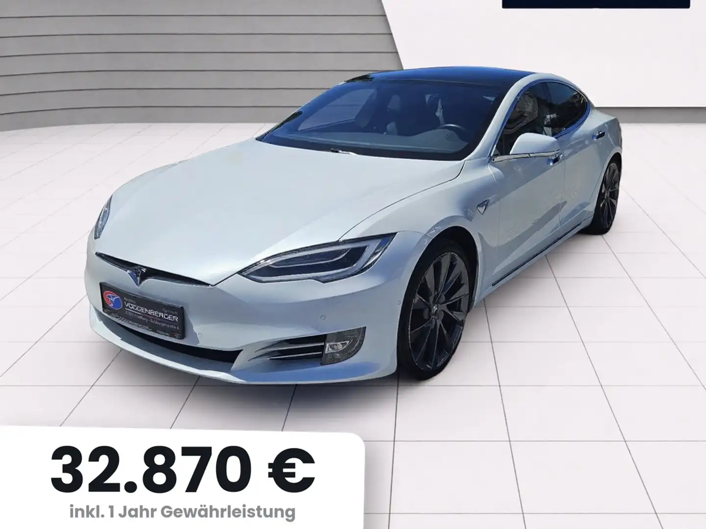 Tesla Model S Model S Raven Standard Range Dual Motor 75kWh Weiß - 1