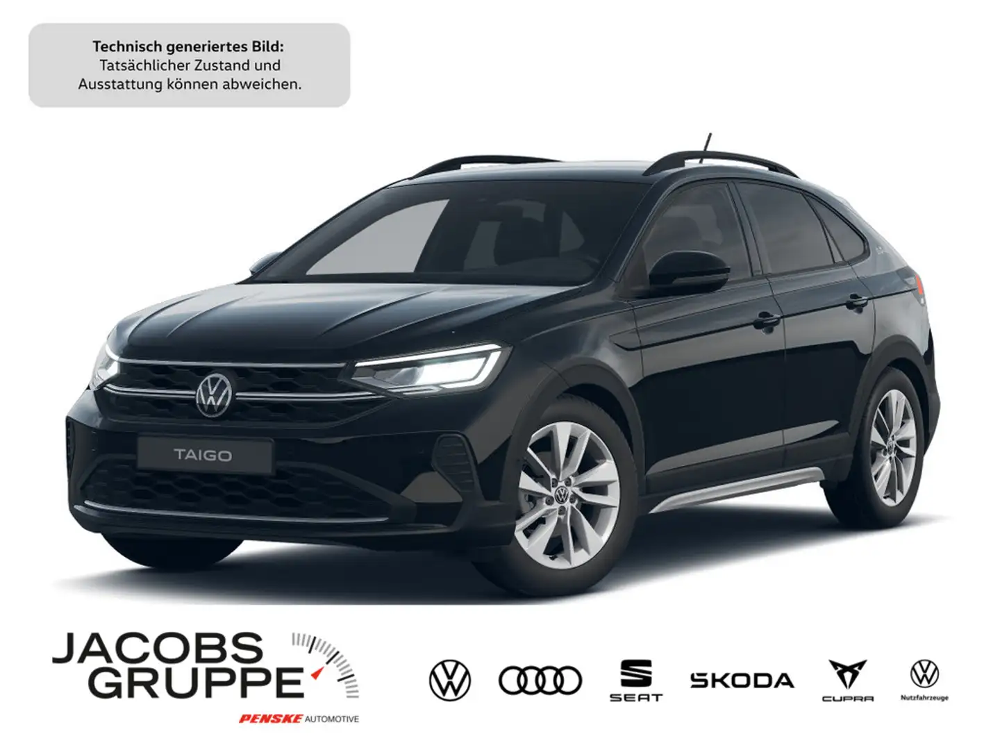 Volkswagen Taigo Life 1,0 l TSI GOAL/R.-Kamera/SHZ/Digital Cockpit Pro Schwarz - 1