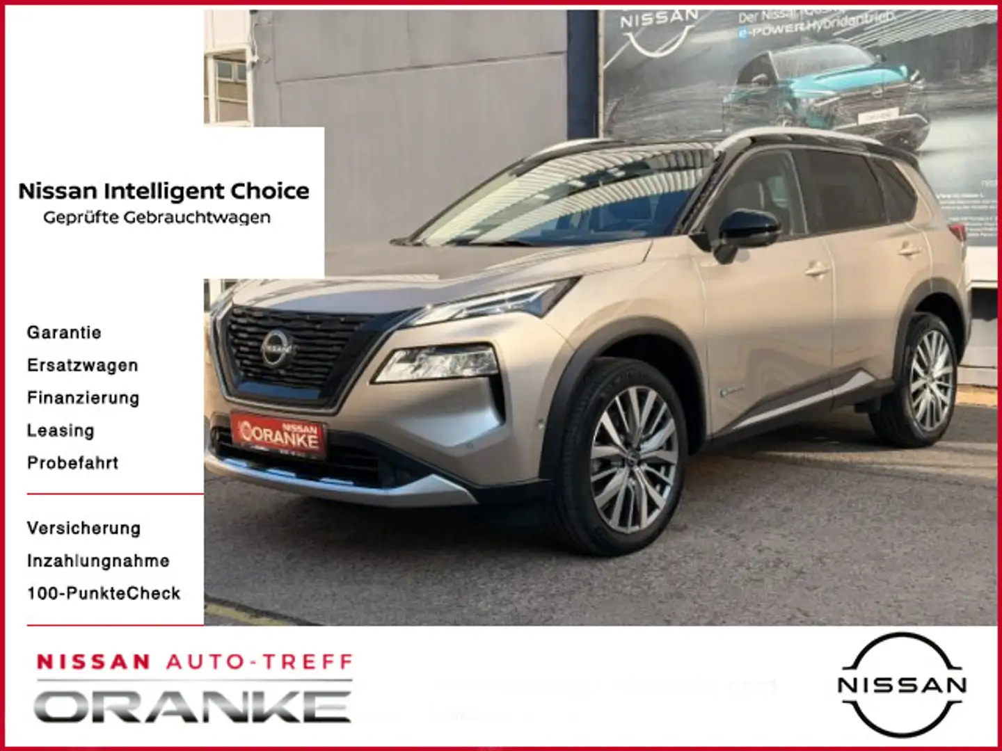 Nissan X-Trail 1.5 VC-T e-Power Tekna+ Leder*LED*SD*AVM Silber - 1