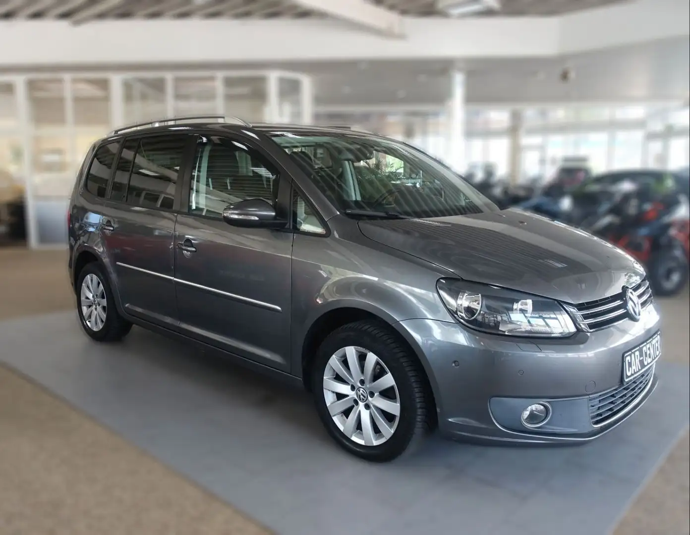 Volkswagen Touran 1.6 TDI Highline; NAV ALC KAM SHZ 7Sitz Grigio - 1