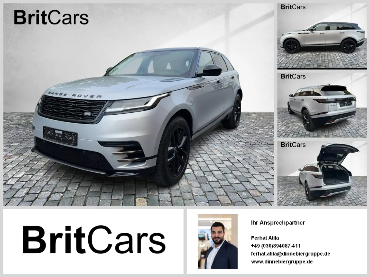 Land Rover Range Rover Velar P250 Dynamic SE MY25 HUD 360 Srebrny - 1
