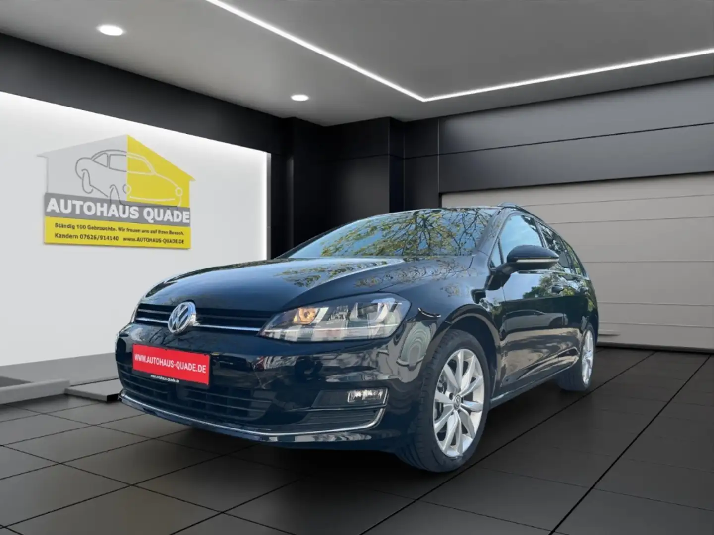 Volkswagen Golf Highline 2.0 TDI Panoramadach Autom. Zahnriemen-Ne Schwarz - 1