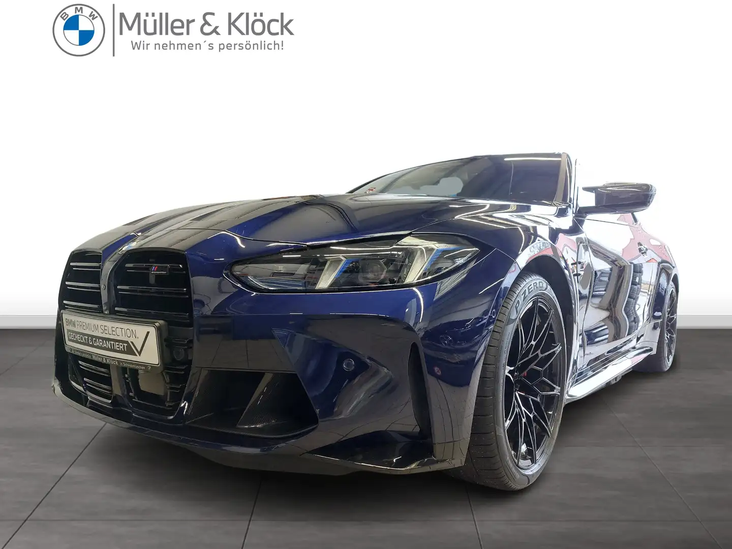 BMW M4 Competition M xDrive Coupé HK HiFi DAB LED Blau - 1