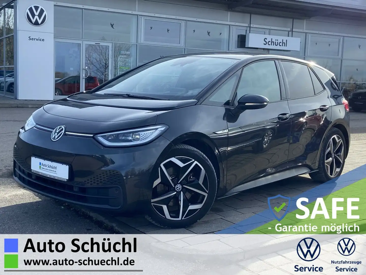 Volkswagen ID.3 PRO-S WÄRMEPUMPE+82-KWh+SPORTPAKET+NAVI+IQ Grau - 1